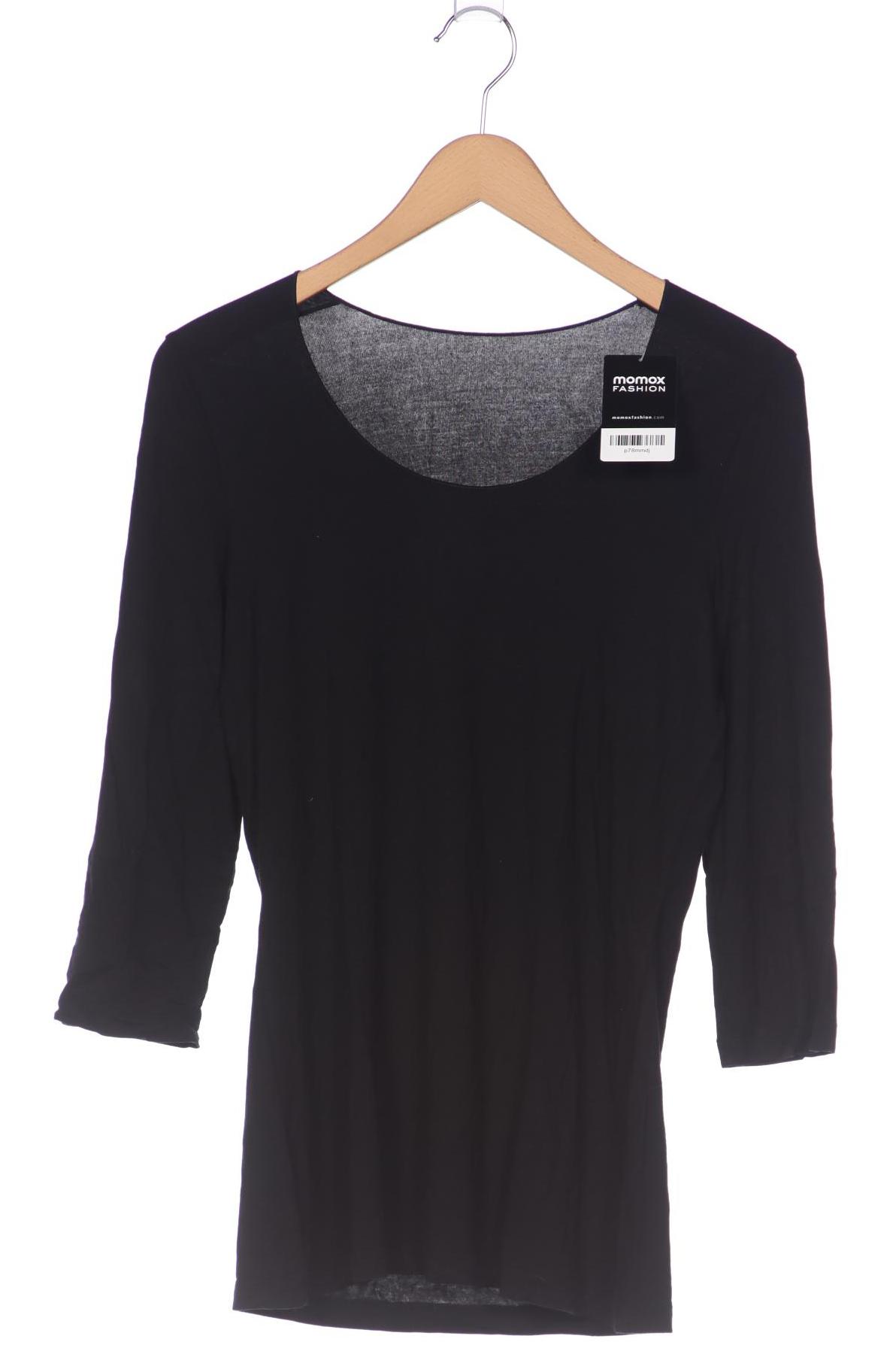 

hessnatur Damen Langarmshirt, schwarz, Gr. 40