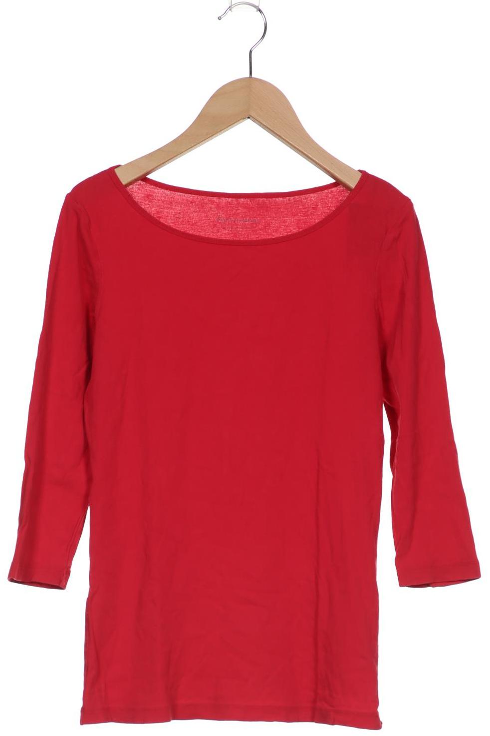 

hessnatur Damen Langarmshirt, rot, Gr. 38