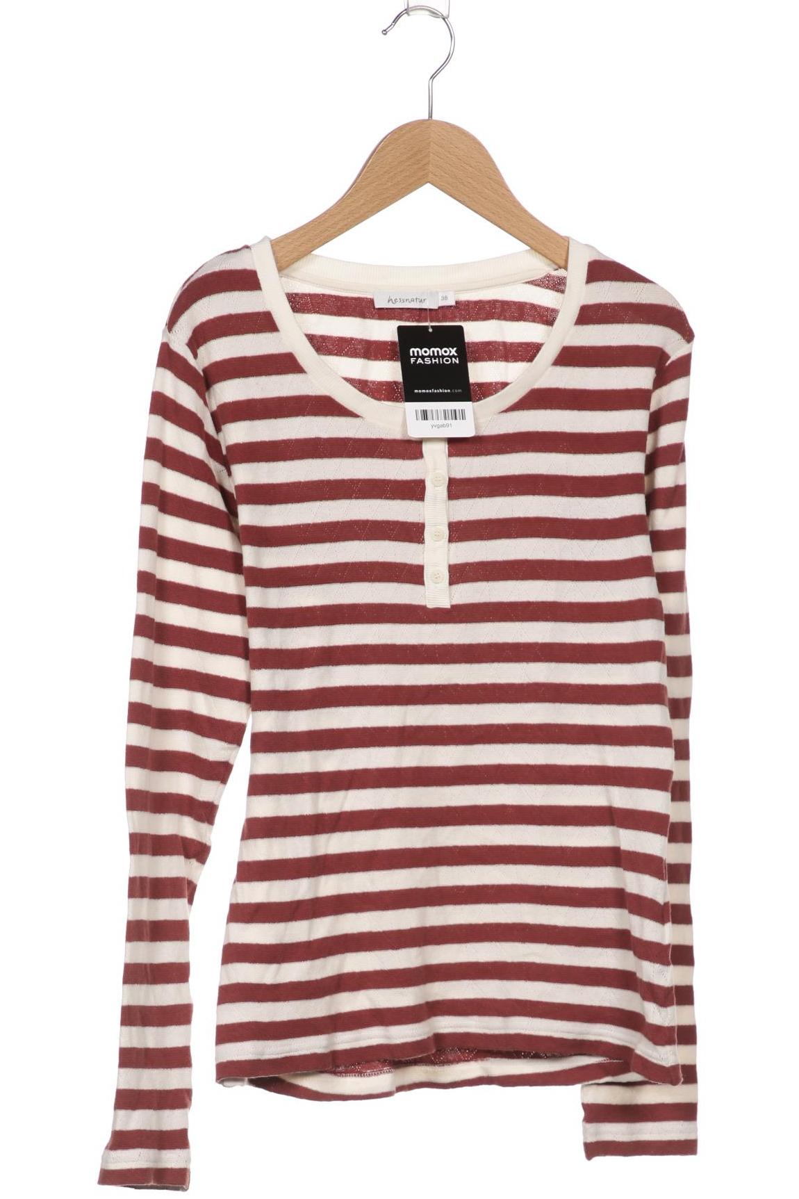 

hessnatur Damen Langarmshirt, bordeaux, Gr. 38