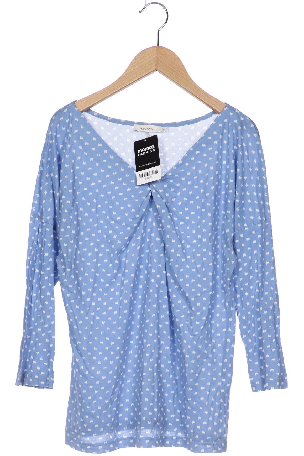 

hessnatur Damen Langarmshirt, blau