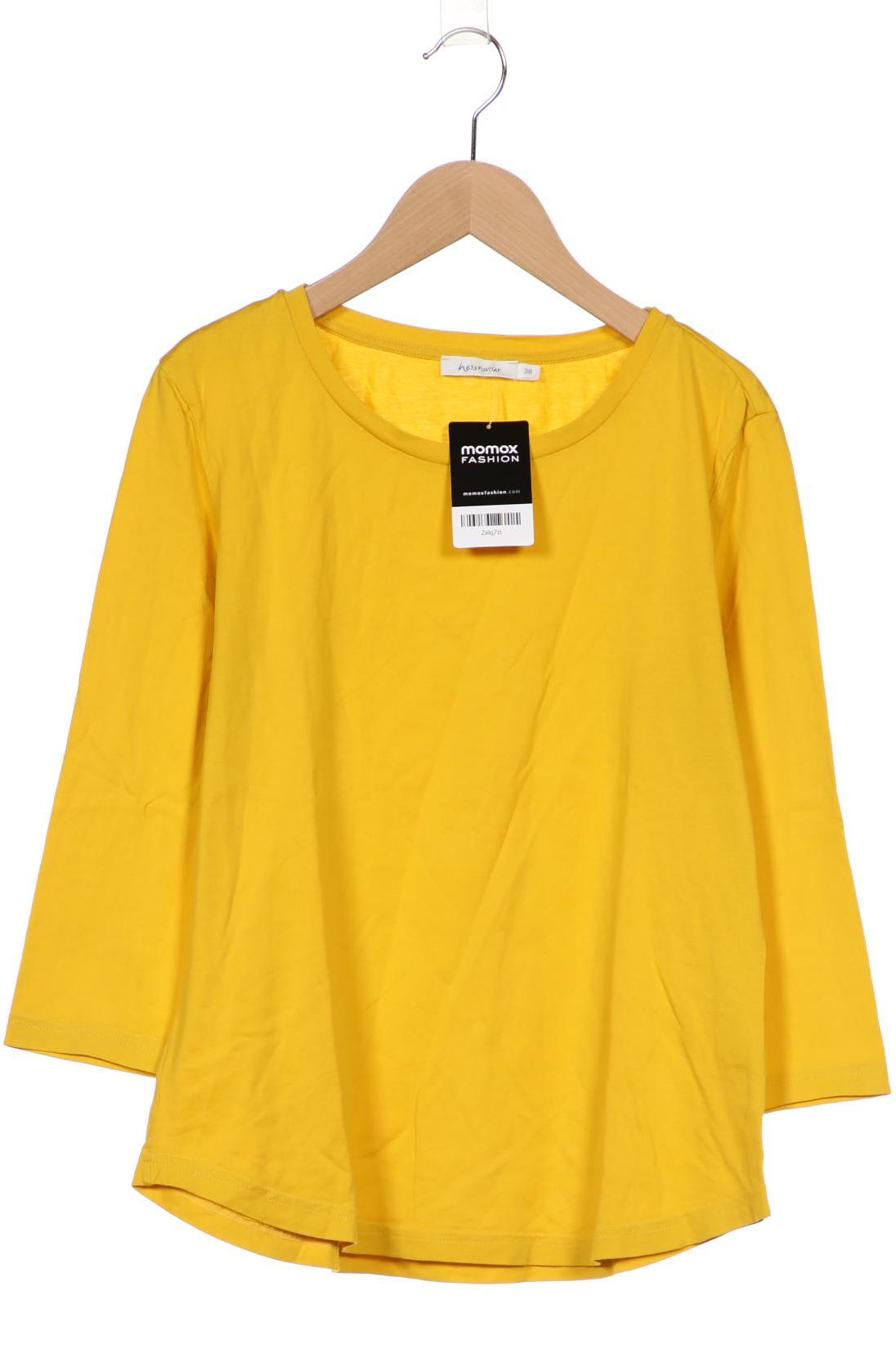 

hessnatur Damen Langarmshirt, gelb, Gr. 38