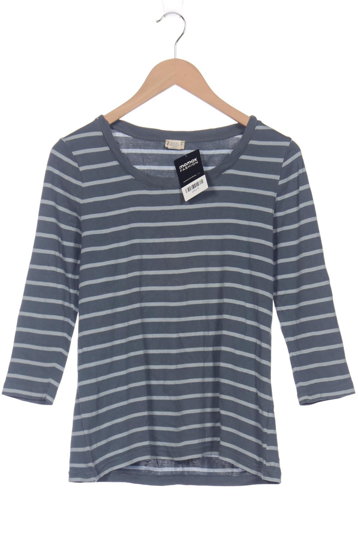 

hessnatur Damen Langarmshirt, blau, Gr. 44