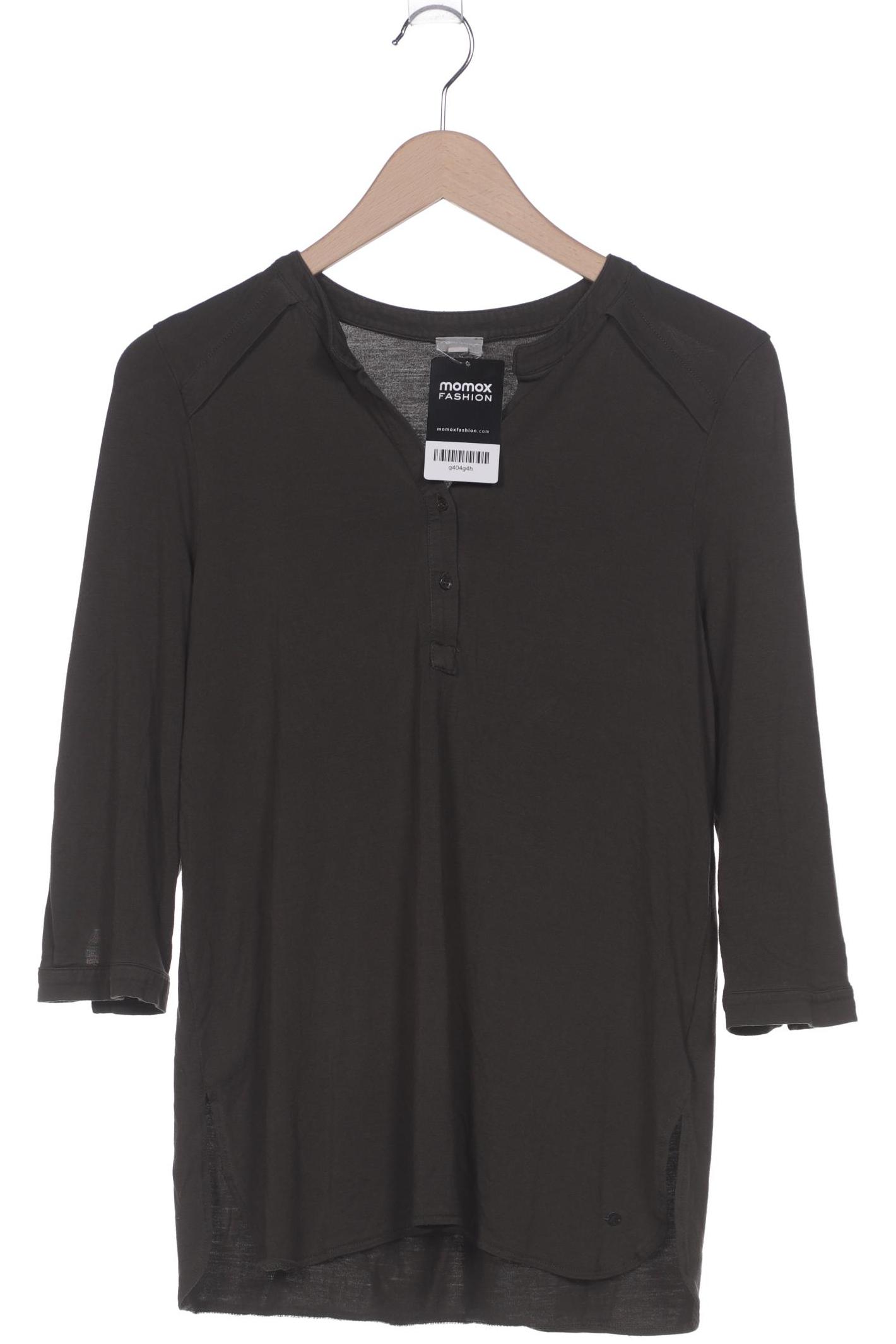 

hessnatur Damen Langarmshirt, grün, Gr. 36