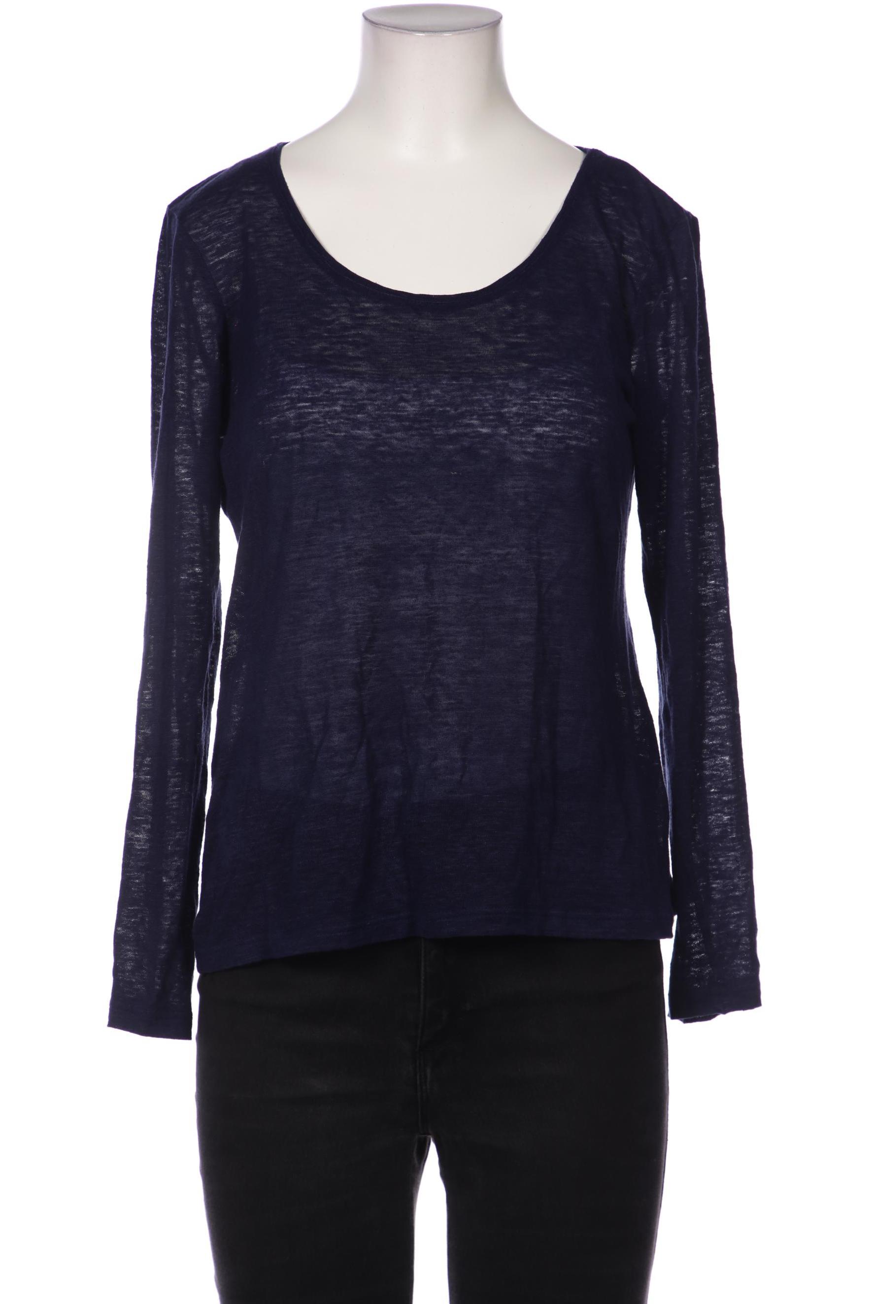 

hessnatur Damen Langarmshirt, marineblau, Gr. 34