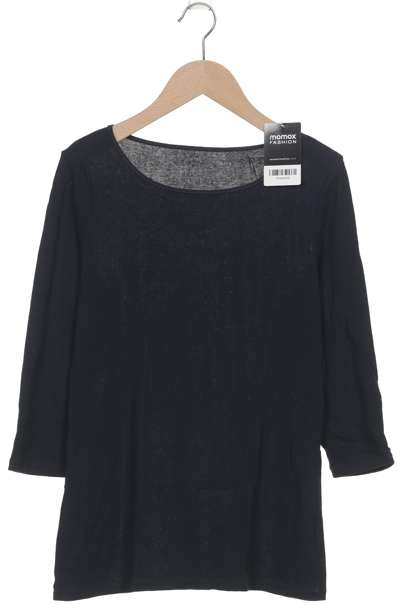 

hessnatur Damen Langarmshirt, marineblau, Gr. 42