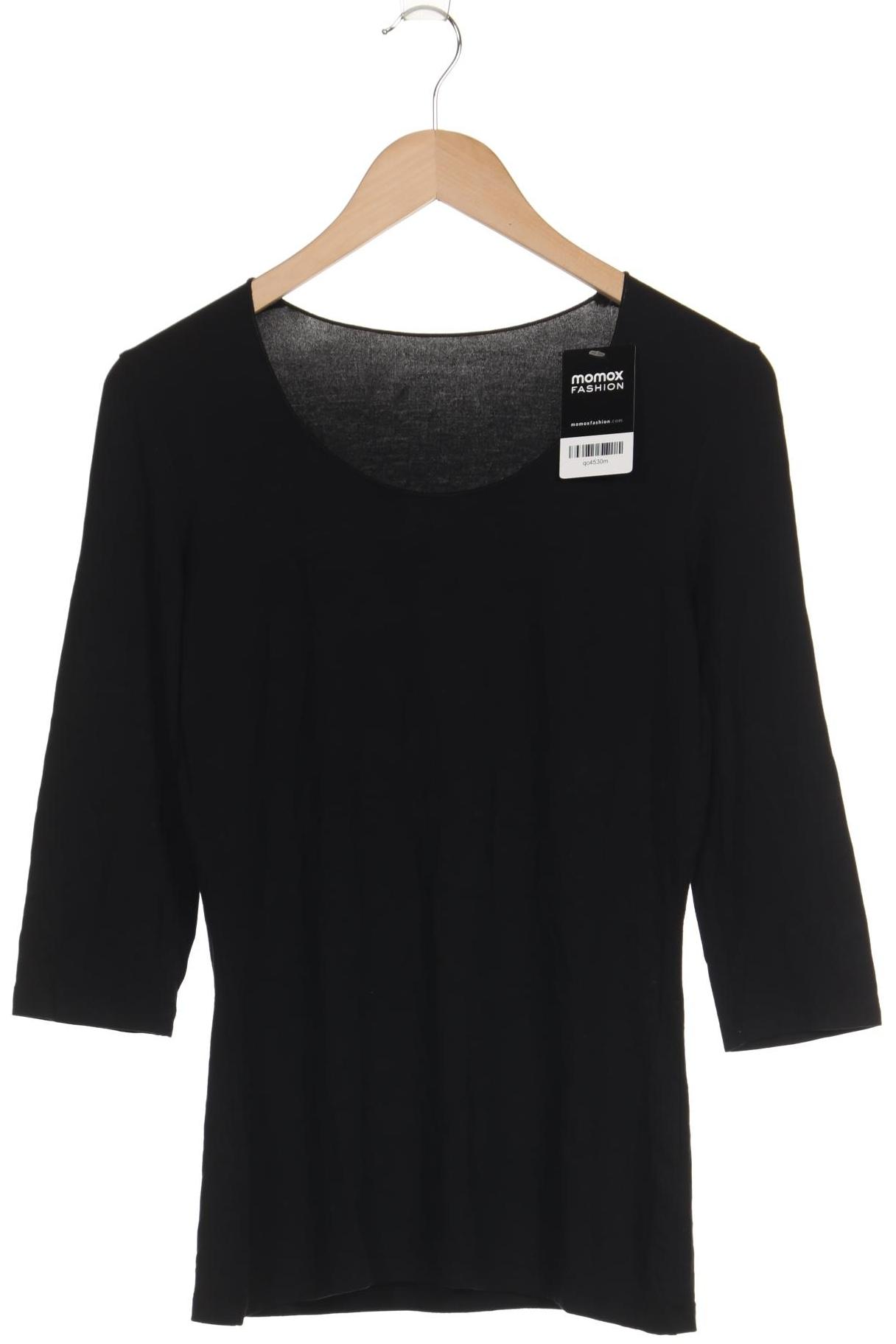 

hessnatur Damen Langarmshirt, schwarz, Gr. 40