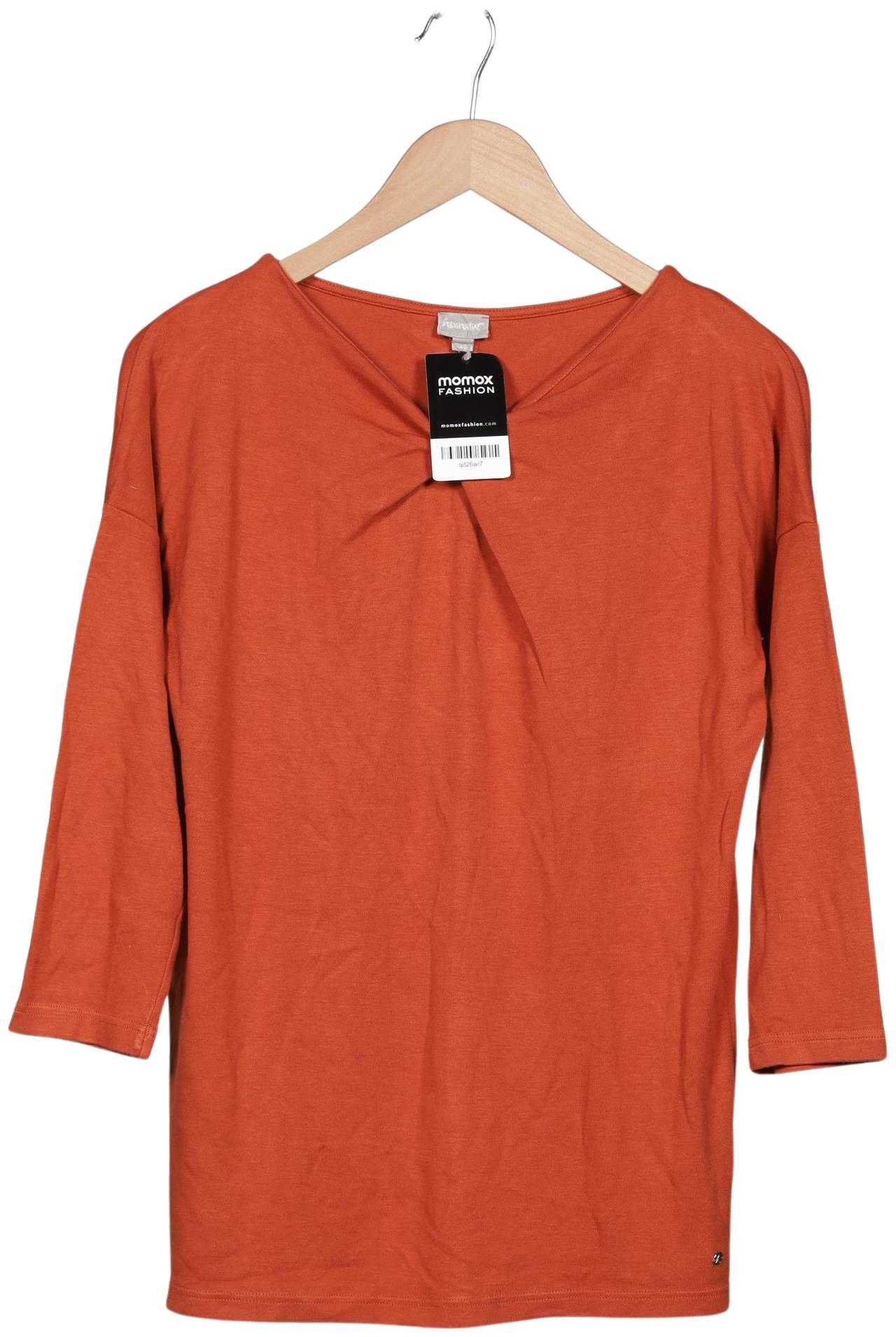 

hessnatur Damen Langarmshirt, orange, Gr. 42