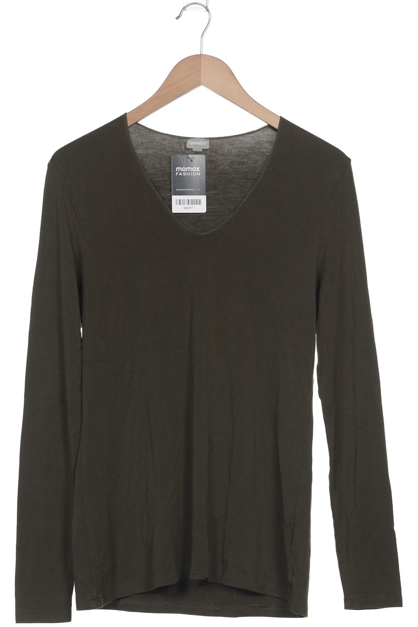 

hessnatur Damen Langarmshirt, grün, Gr. 44