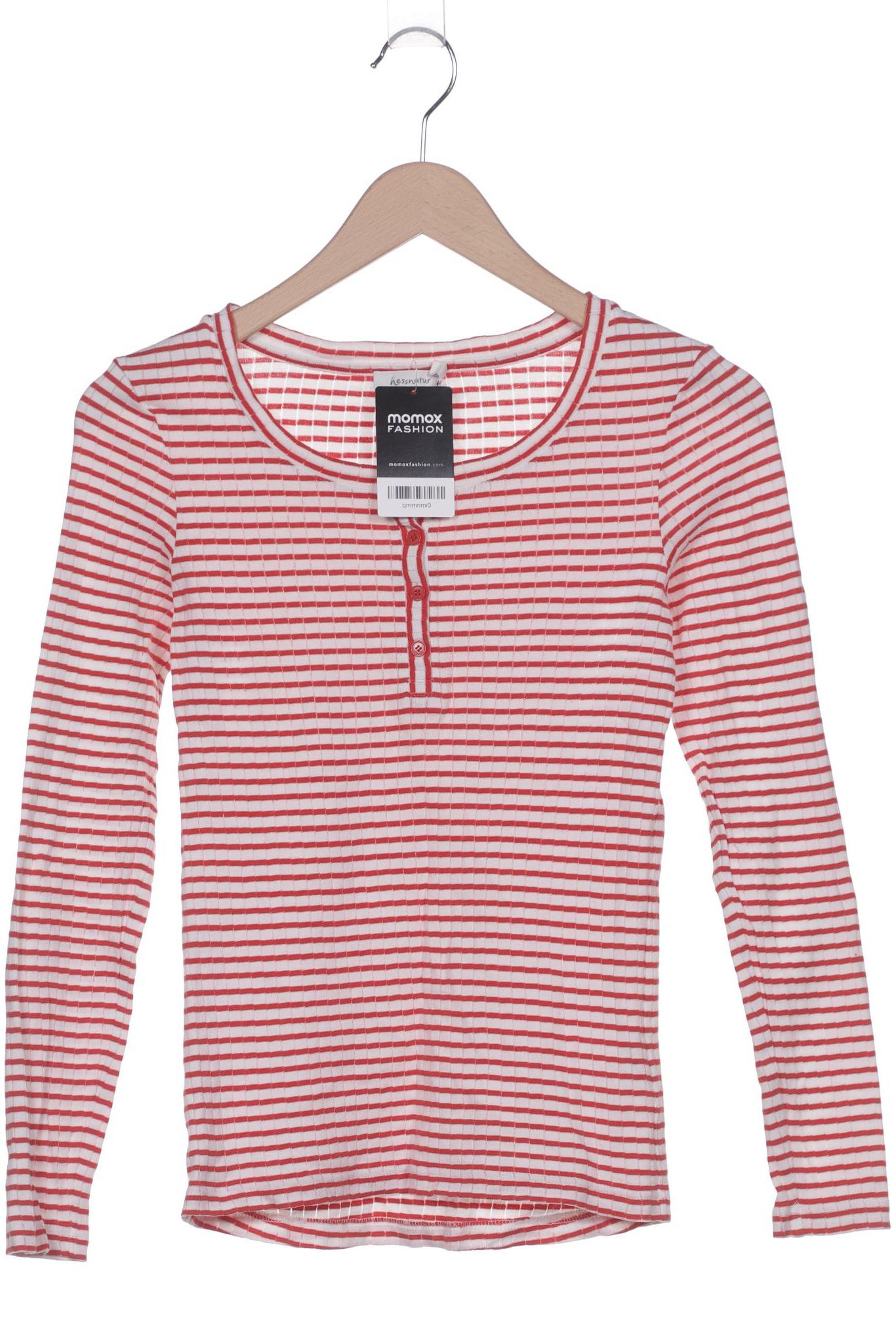 

hessnatur Damen Langarmshirt, weiß, Gr. 34