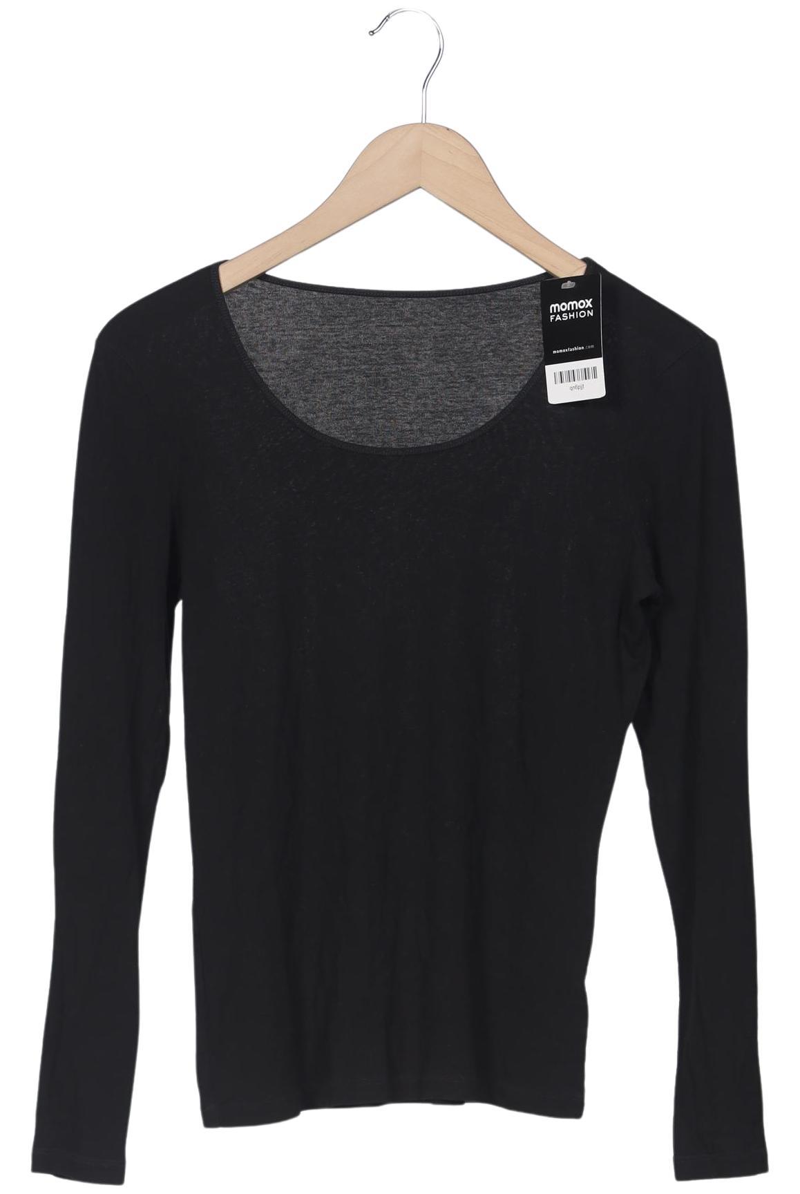 

hessnatur Damen Langarmshirt, schwarz, Gr. 36