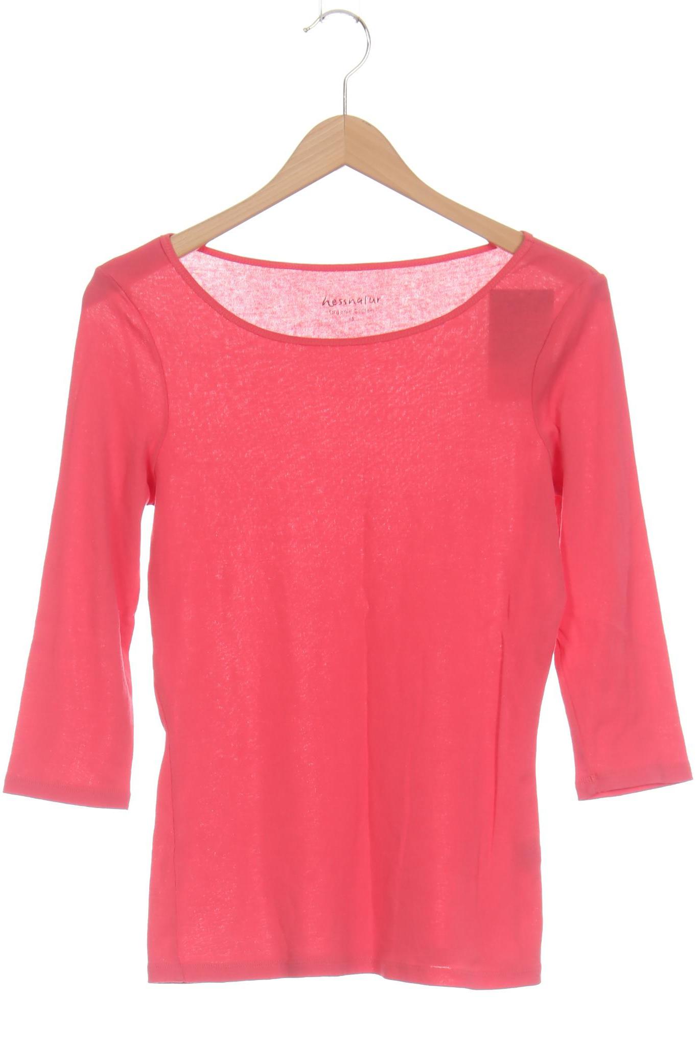 

hessnatur Damen Langarmshirt, pink, Gr. 36