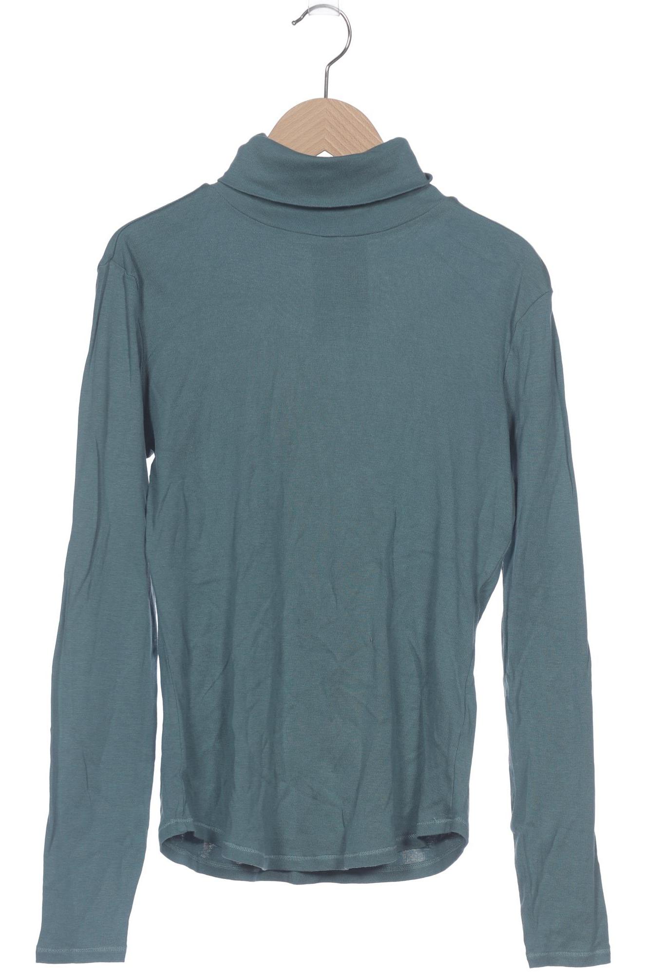 

hessnatur Damen Langarmshirt, türkis, Gr. 38
