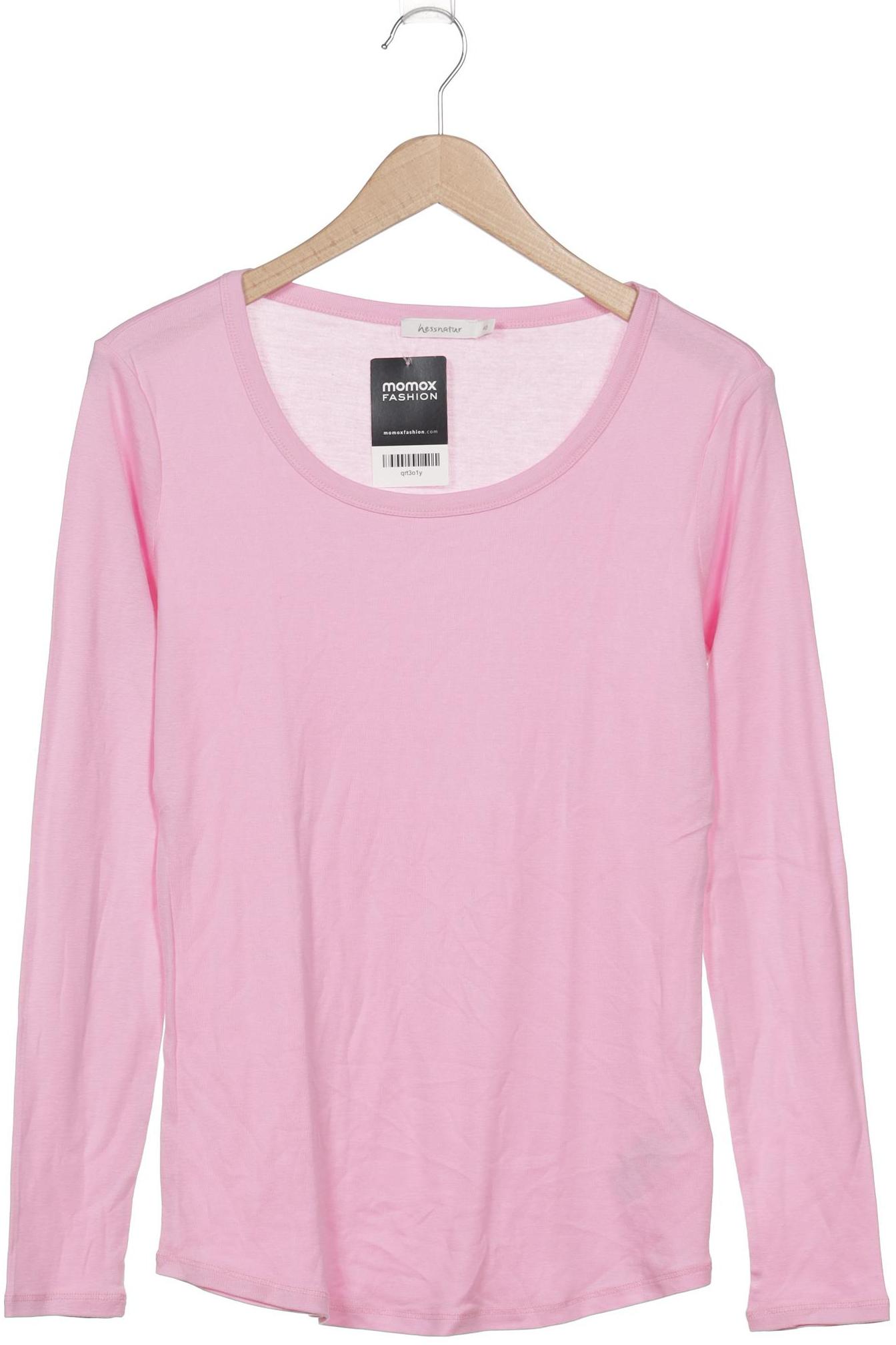 

hessnatur Damen Langarmshirt, pink, Gr. 40
