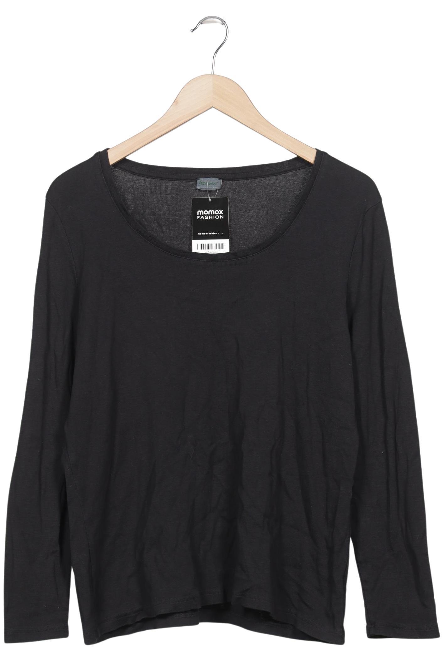 

hessnatur Damen Langarmshirt, schwarz, Gr. 46