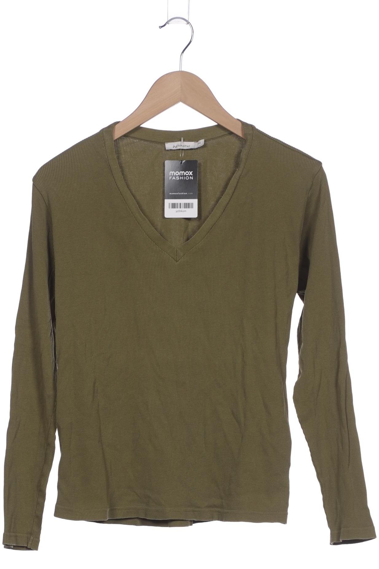 

hessnatur Damen Langarmshirt, grün, Gr. 44