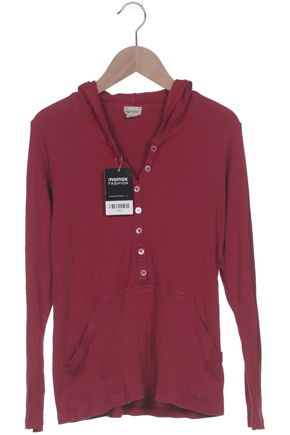 

hessnatur Damen Langarmshirt, bordeaux, Gr. 36