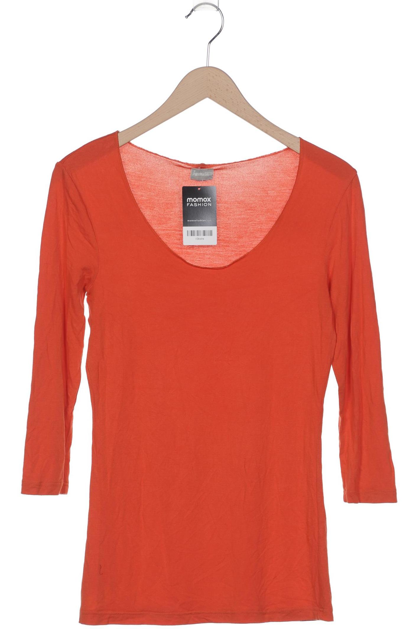 

hessnatur Damen Langarmshirt, orange, Gr. 36