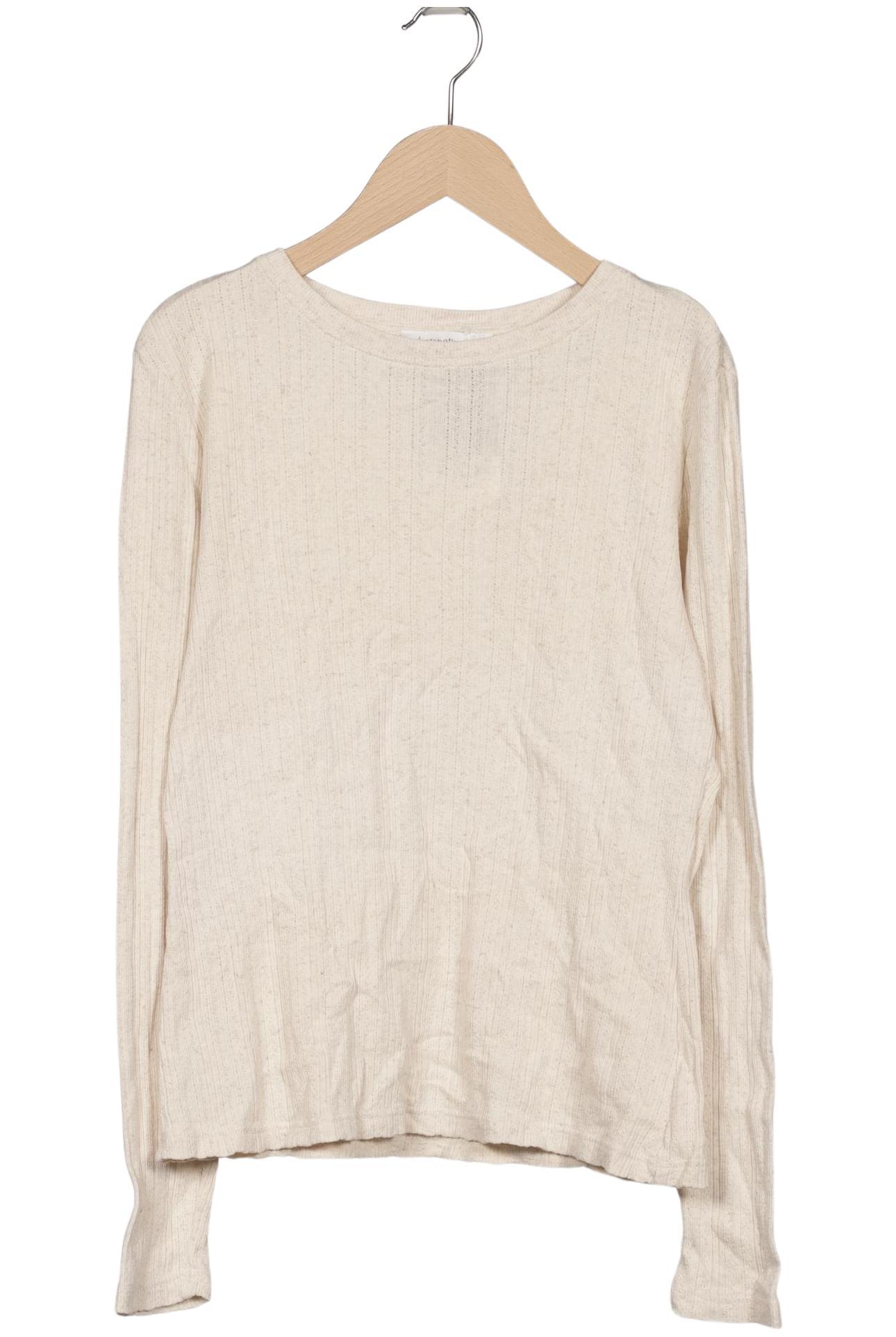 

hessnatur Damen Langarmshirt, cremeweiß, Gr. 40