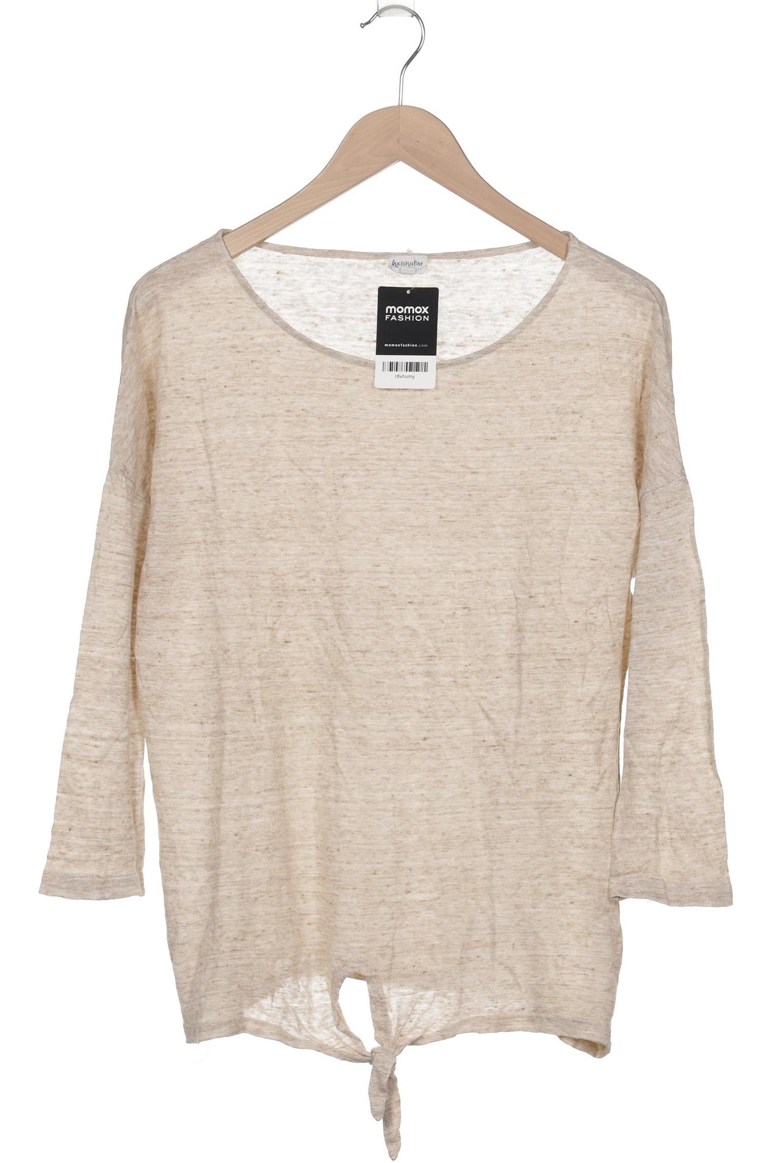 

hessnatur Damen Langarmshirt, beige, Gr. 42