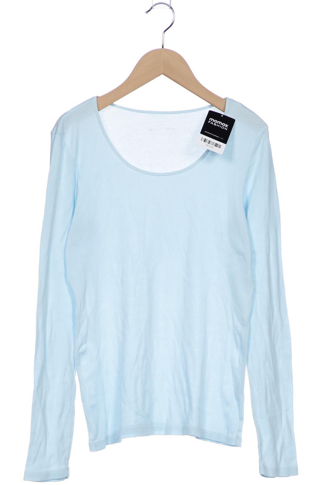 

hessnatur Damen Langarmshirt, hellblau, Gr. 32