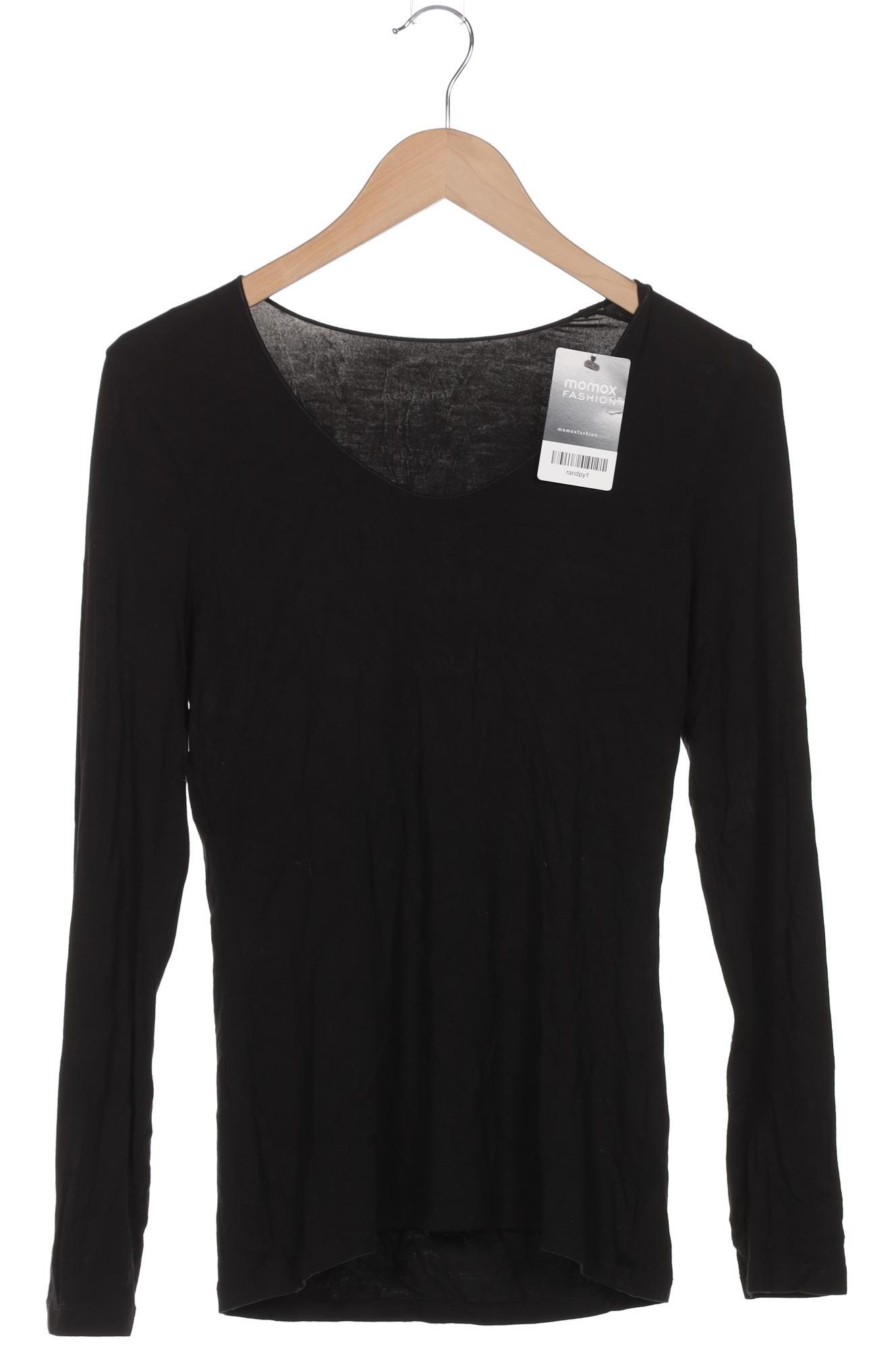 

hessnatur Damen Langarmshirt, schwarz, Gr. 38