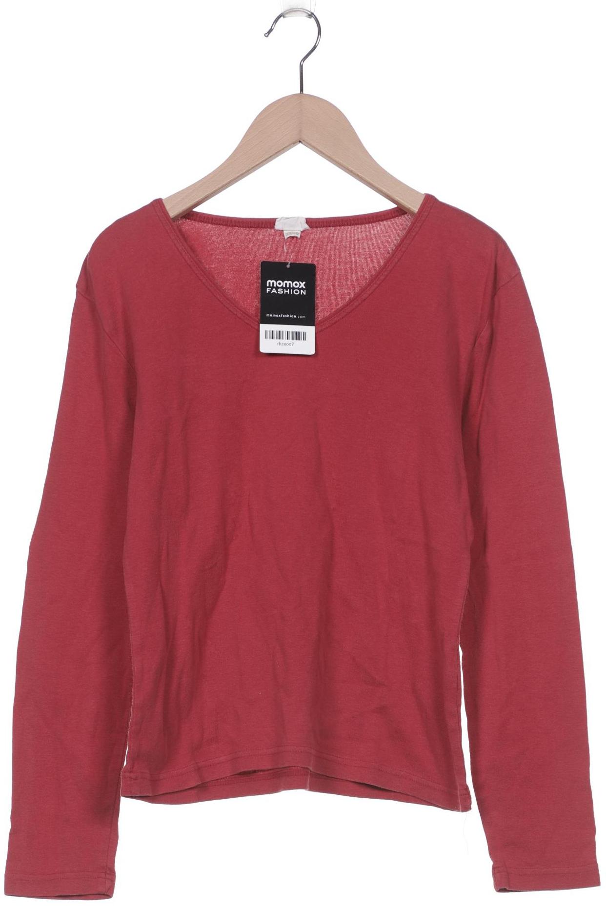 

hessnatur Damen Langarmshirt, rot, Gr. 38
