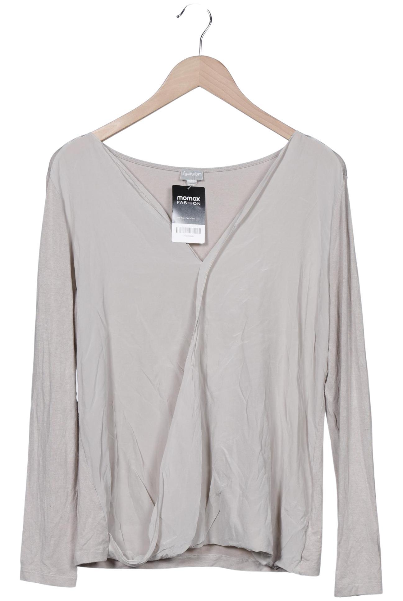 

hessnatur Damen Langarmshirt, beige, Gr. 42