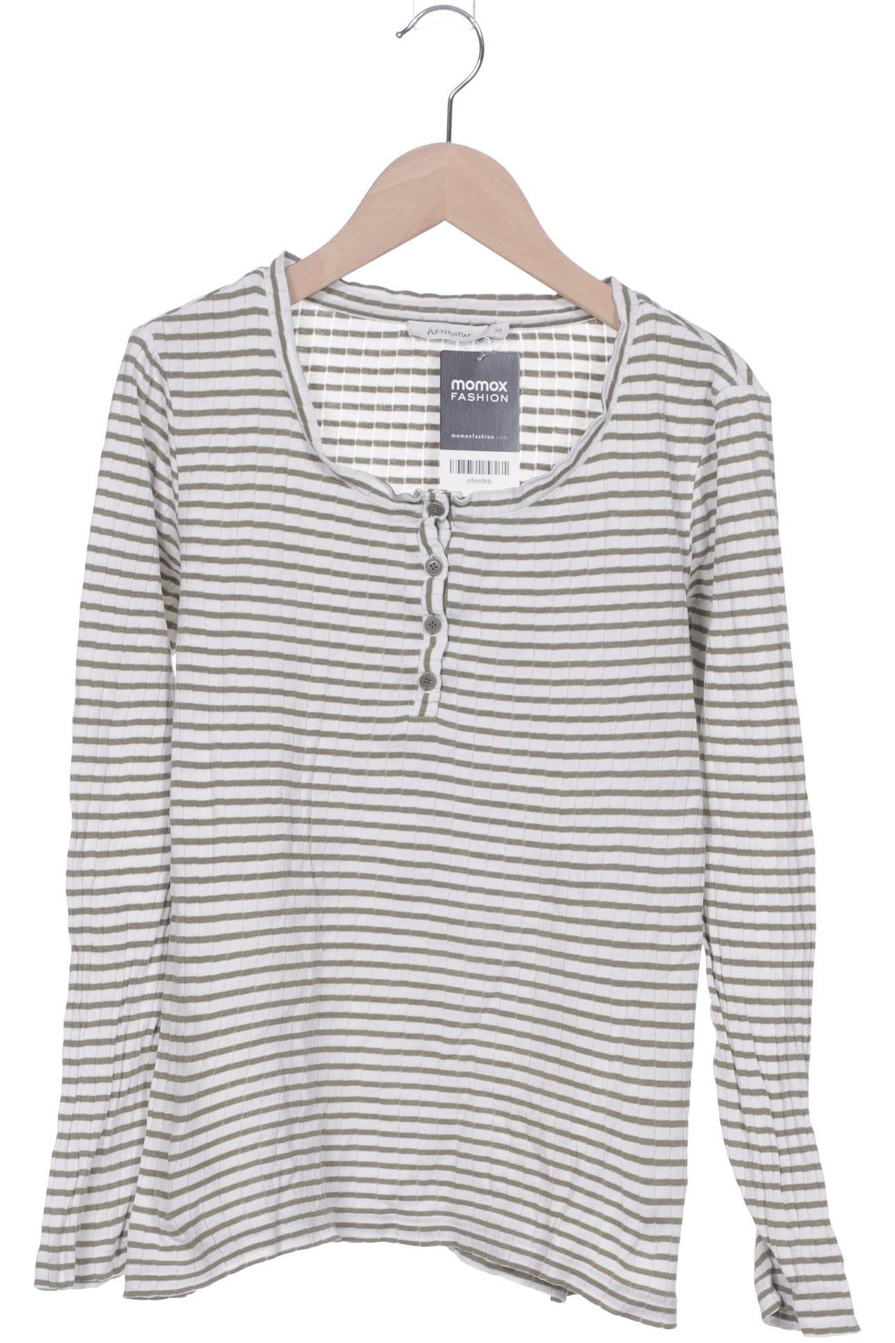 

hessnatur Damen Langarmshirt, grün, Gr. 38
