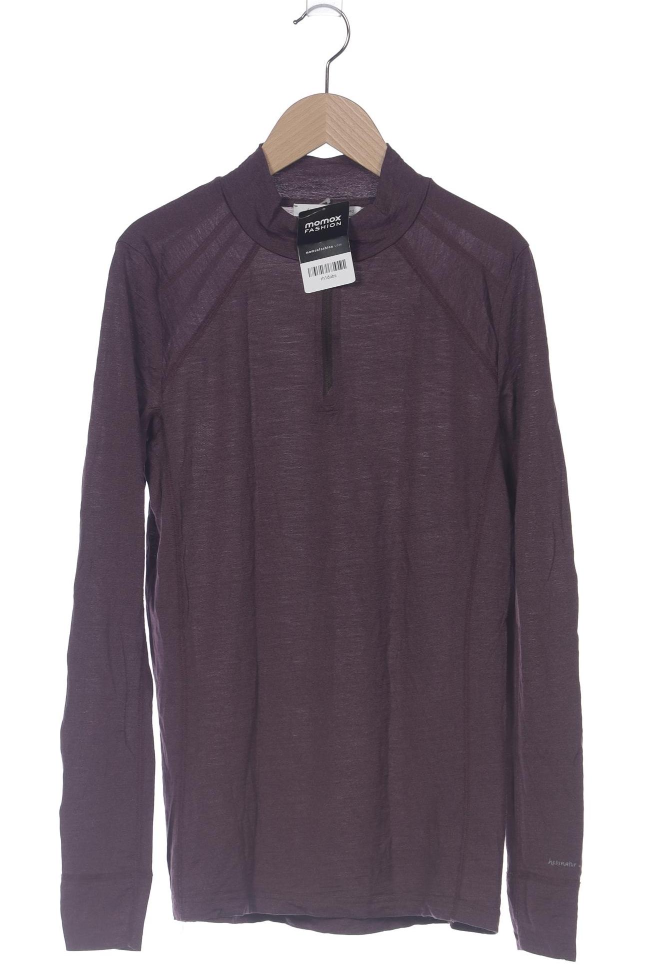 

hessnatur Damen Langarmshirt, bordeaux, Gr. 40
