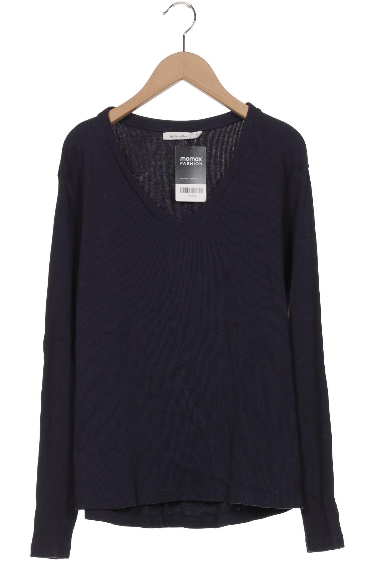 

hessnatur Damen Langarmshirt, marineblau, Gr. 44