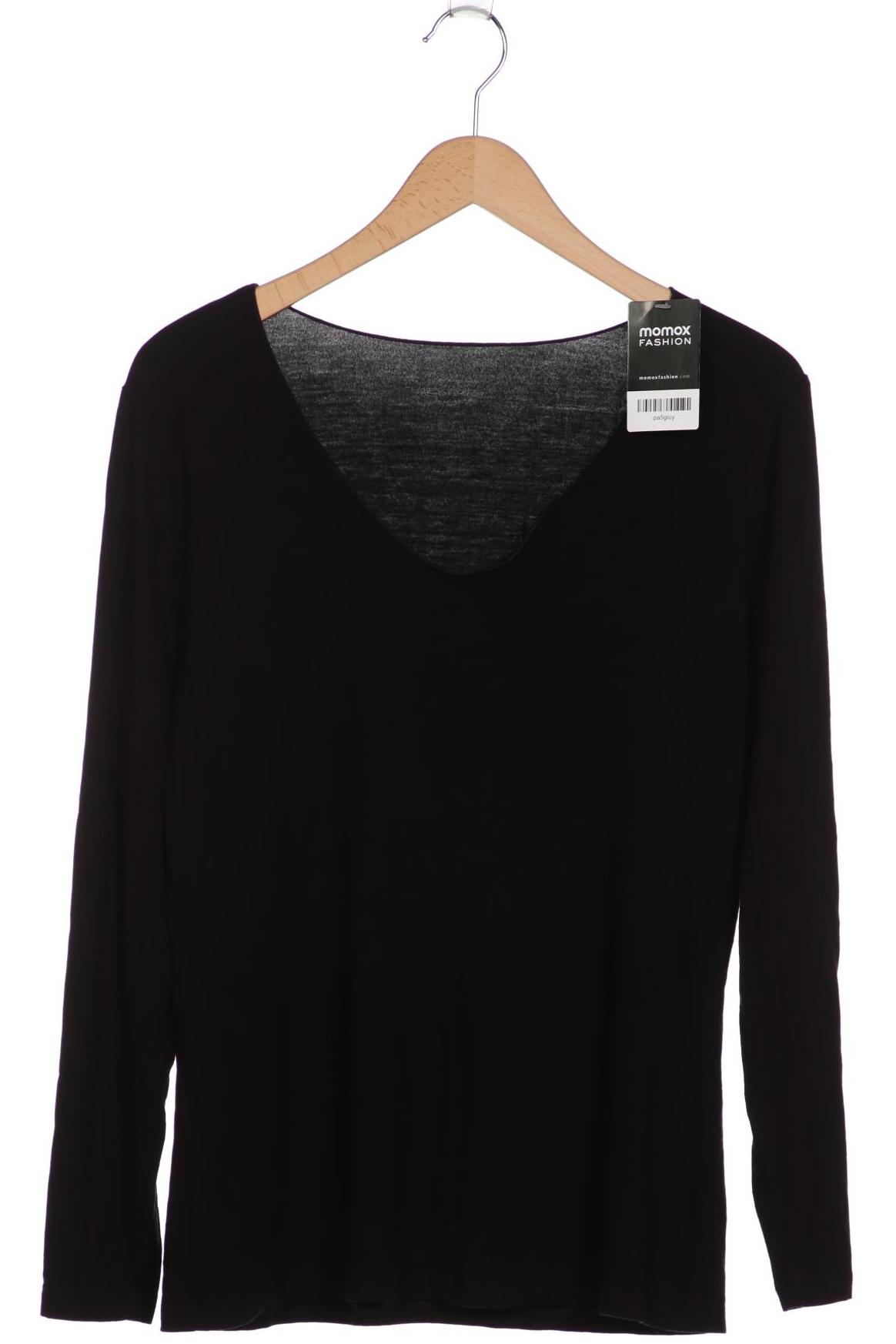 

hessnatur Damen Langarmshirt, schwarz, Gr. 46