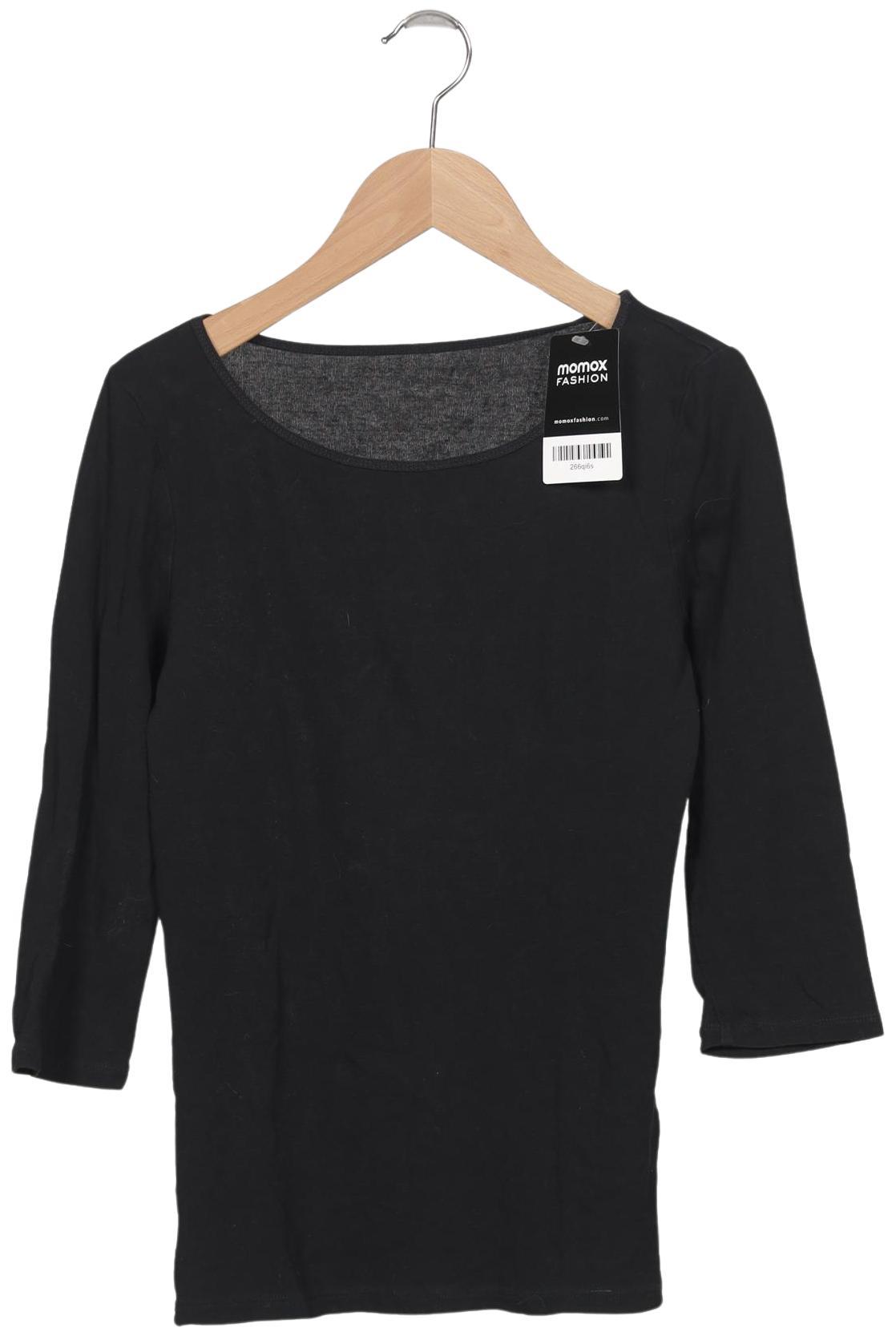 

hessnatur Damen Langarmshirt, schwarz, Gr. 38