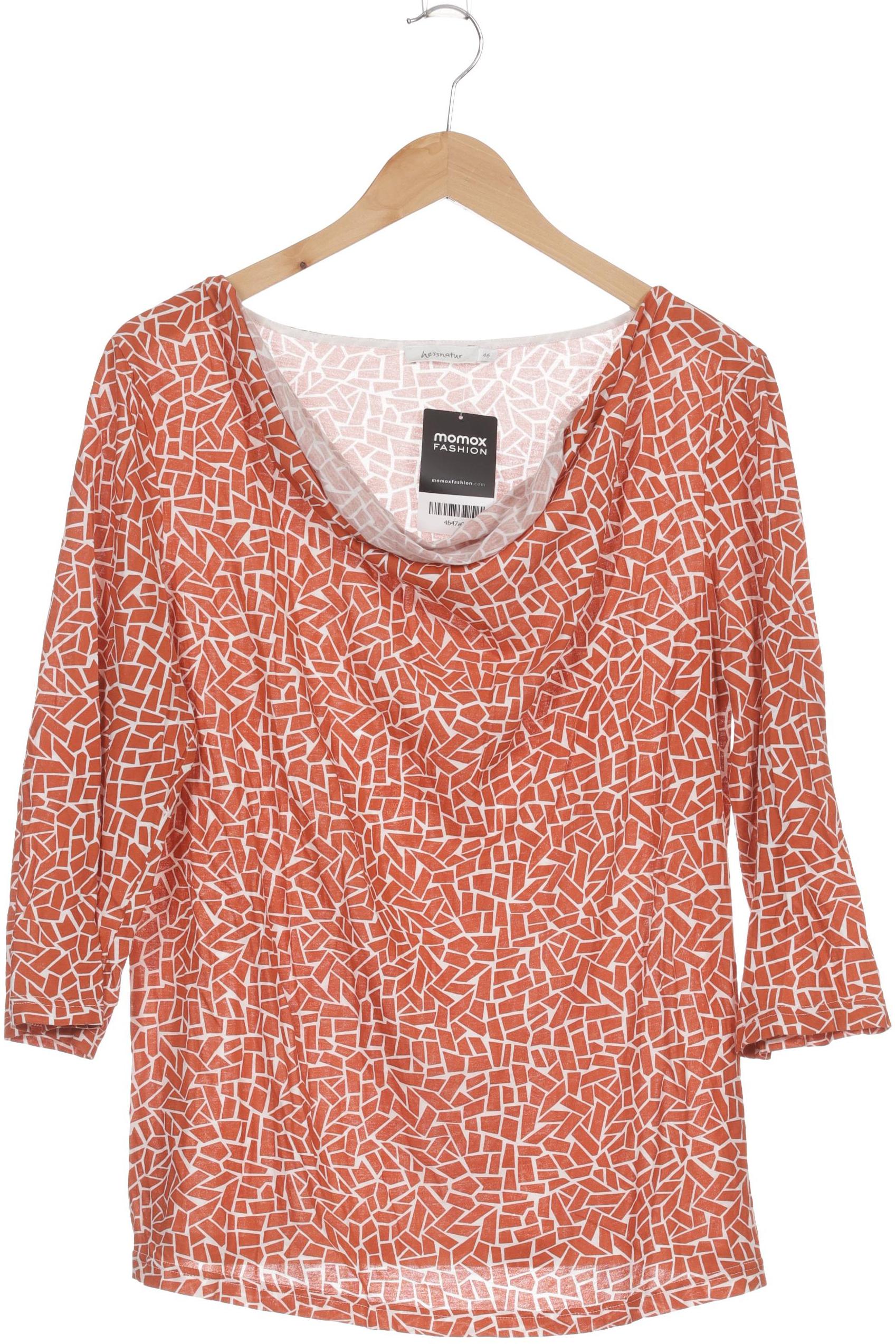 

hessnatur Damen Langarmshirt, braun, Gr. 46