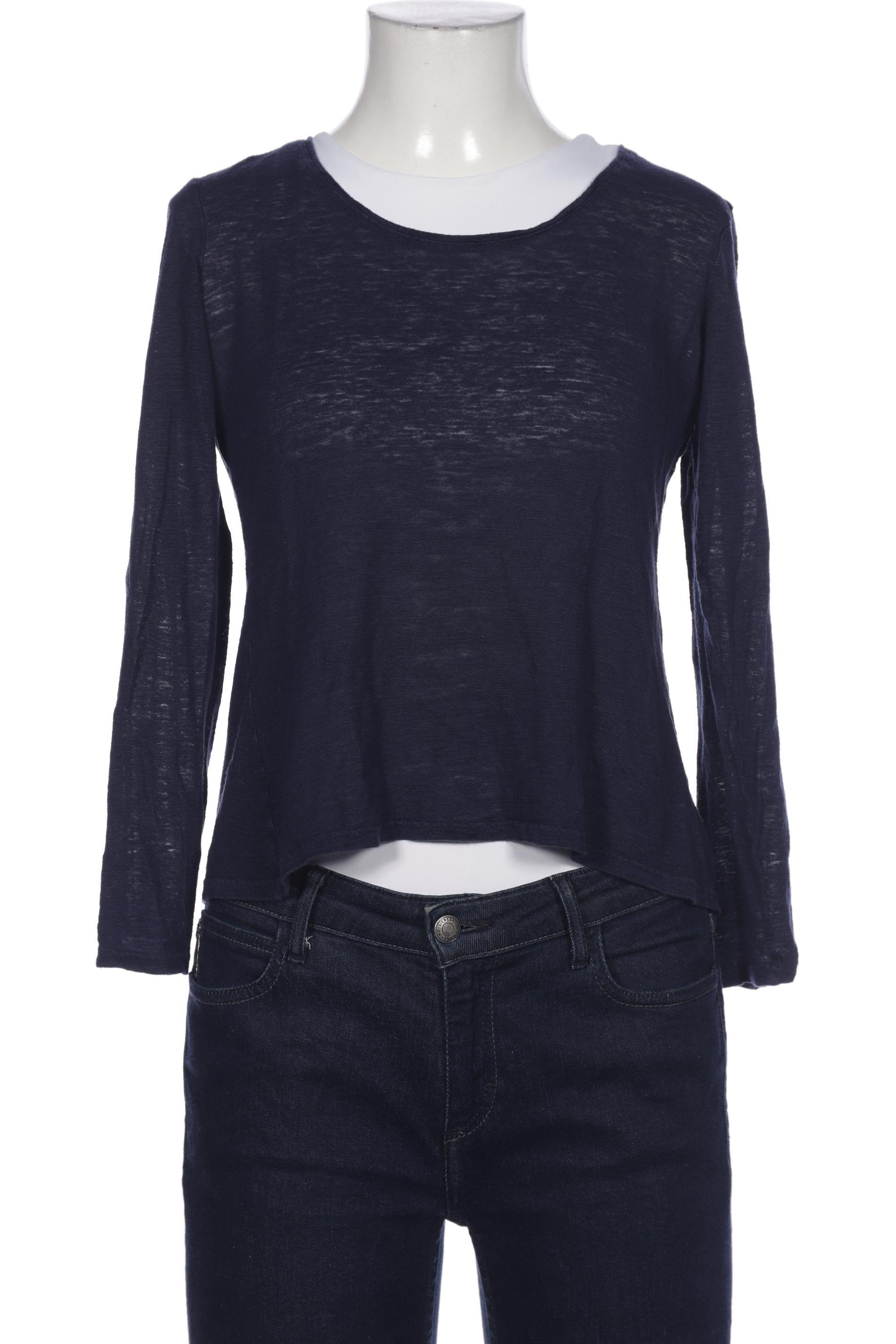 

hessnatur Damen Langarmshirt, marineblau, Gr. 34