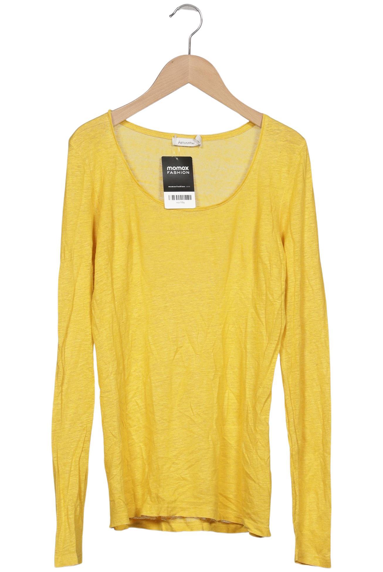 

hessnatur Damen Langarmshirt, gelb, Gr. 34