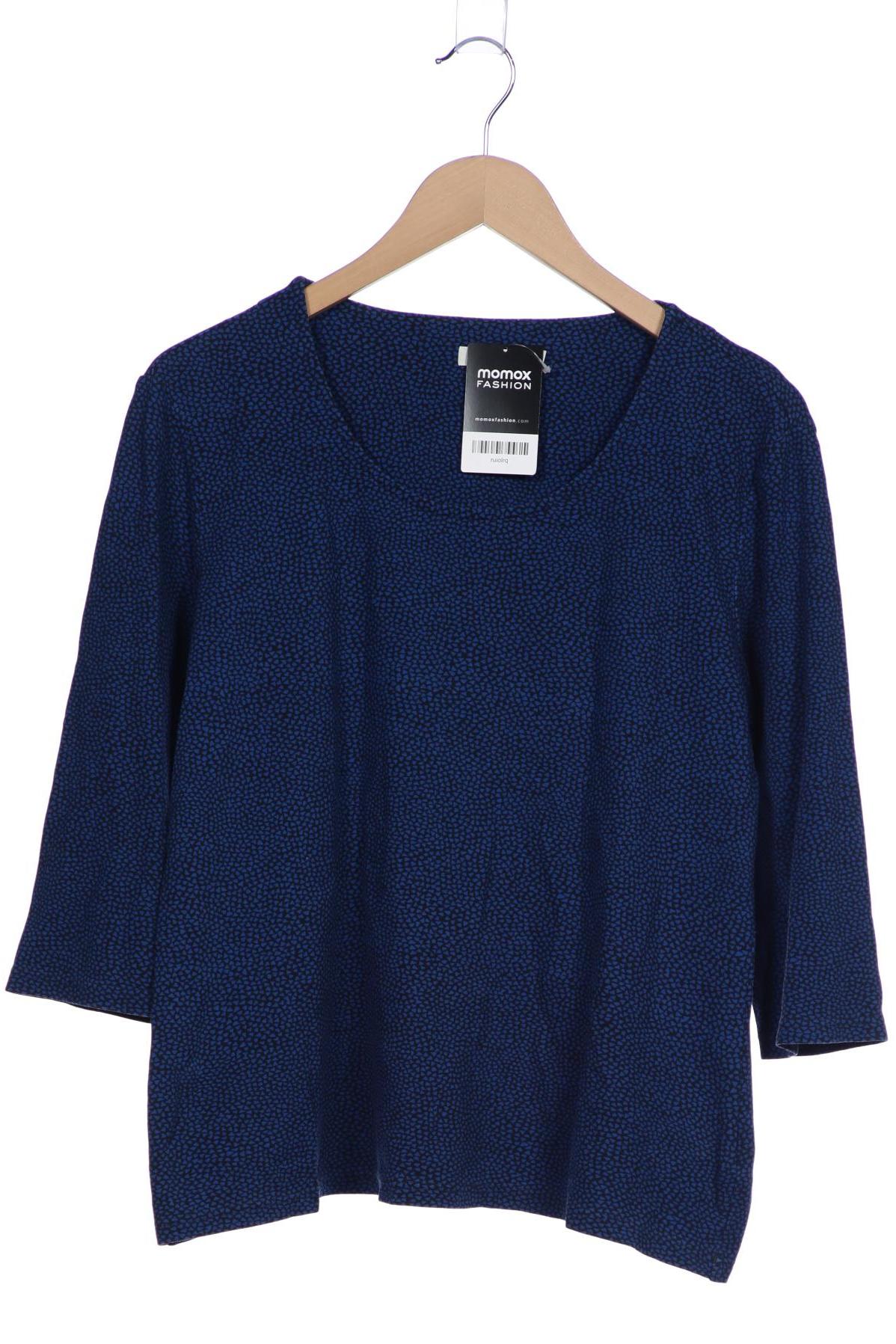 

hessnatur Damen Langarmshirt, blau, Gr. 46