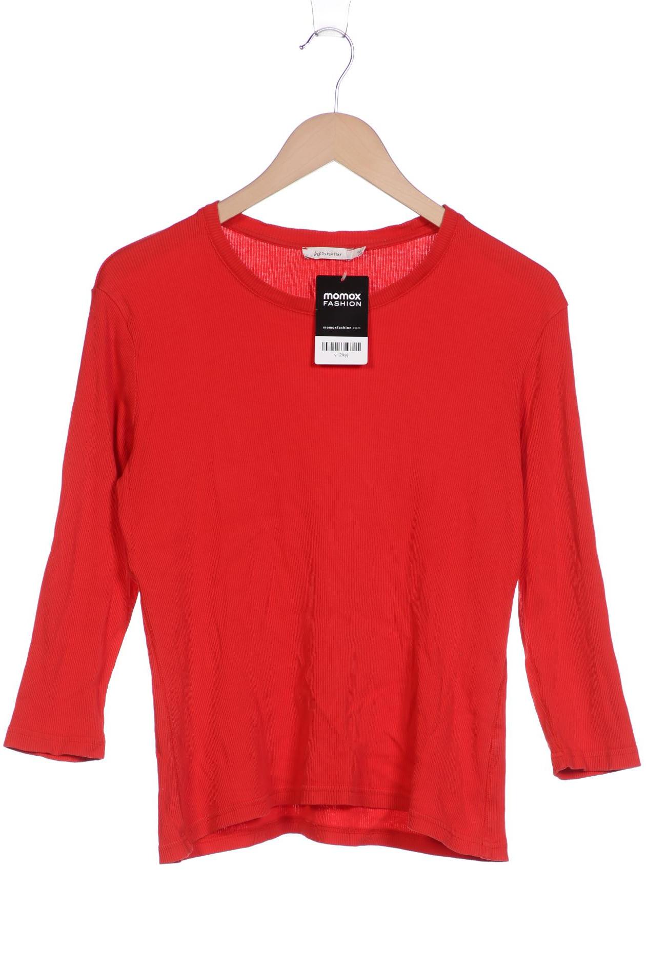 

hessnatur Damen Langarmshirt, rot, Gr. 40