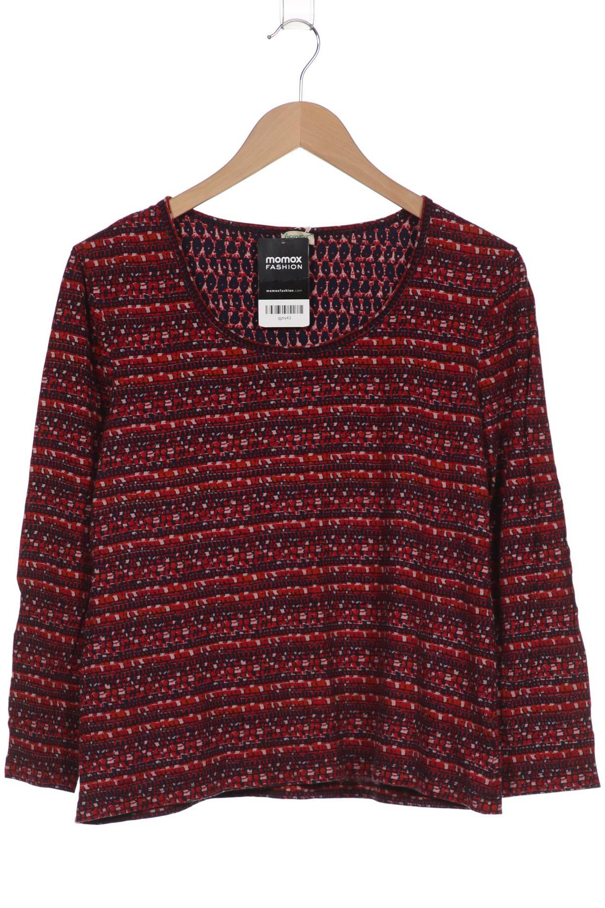 

hessnatur Damen Langarmshirt, bordeaux, Gr. 40