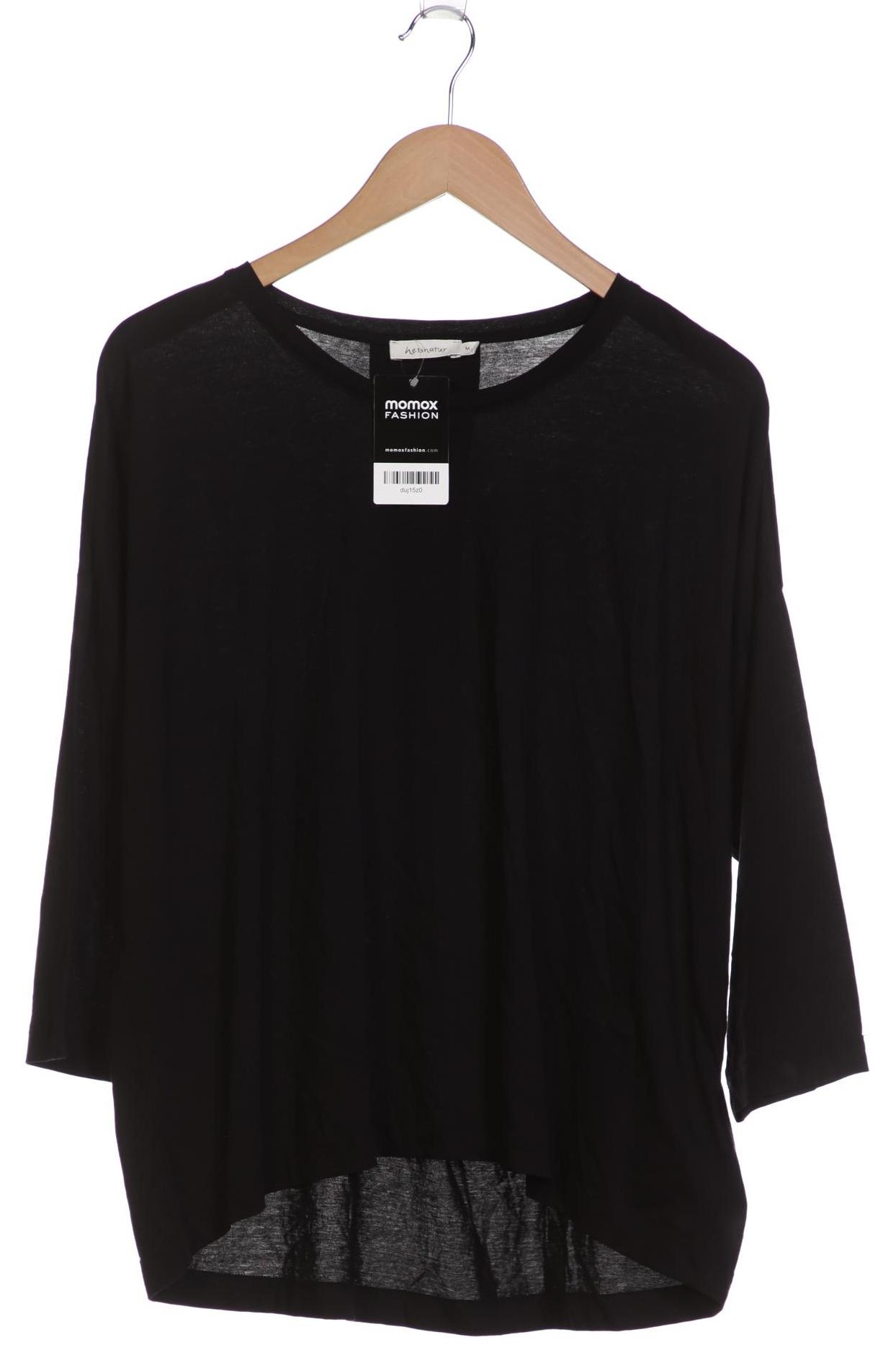 

hessnatur Damen Langarmshirt, schwarz, Gr. 38