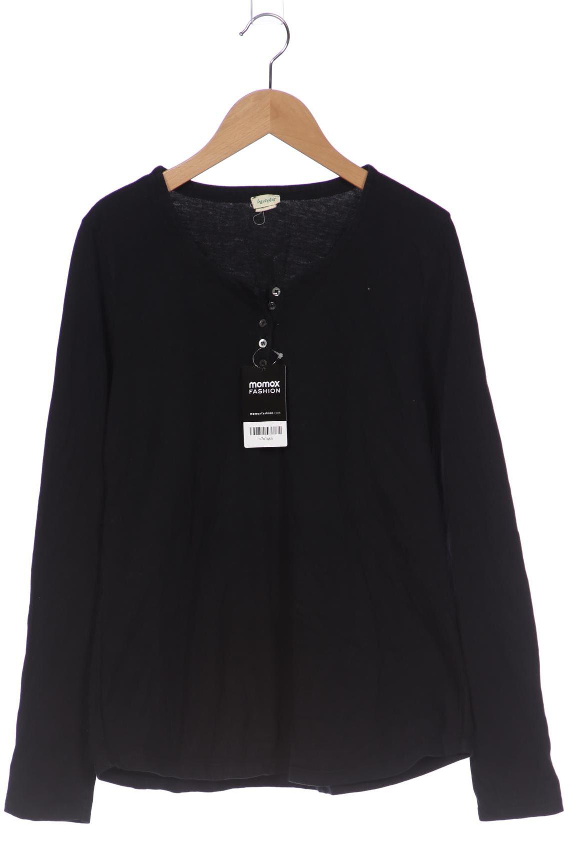 

hessnatur Damen Langarmshirt, schwarz, Gr. 36