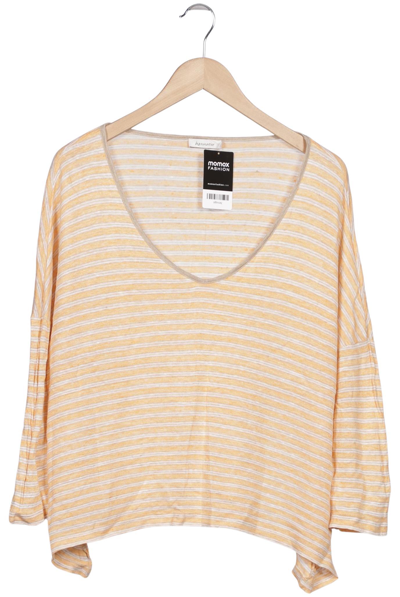 

hessnatur Damen Langarmshirt, beige, Gr. 44