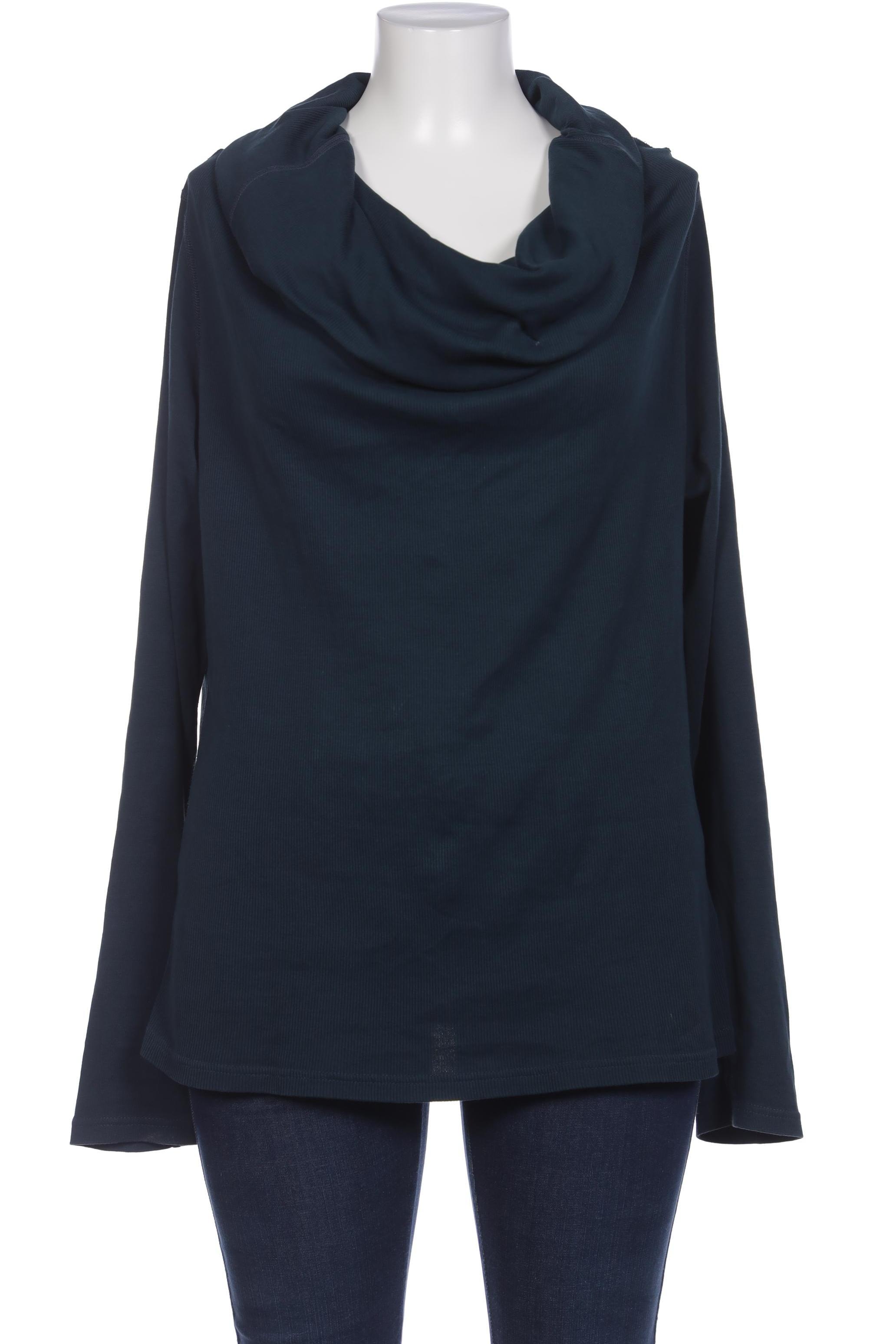 

hessnatur Damen Langarmshirt, blau, Gr. 48
