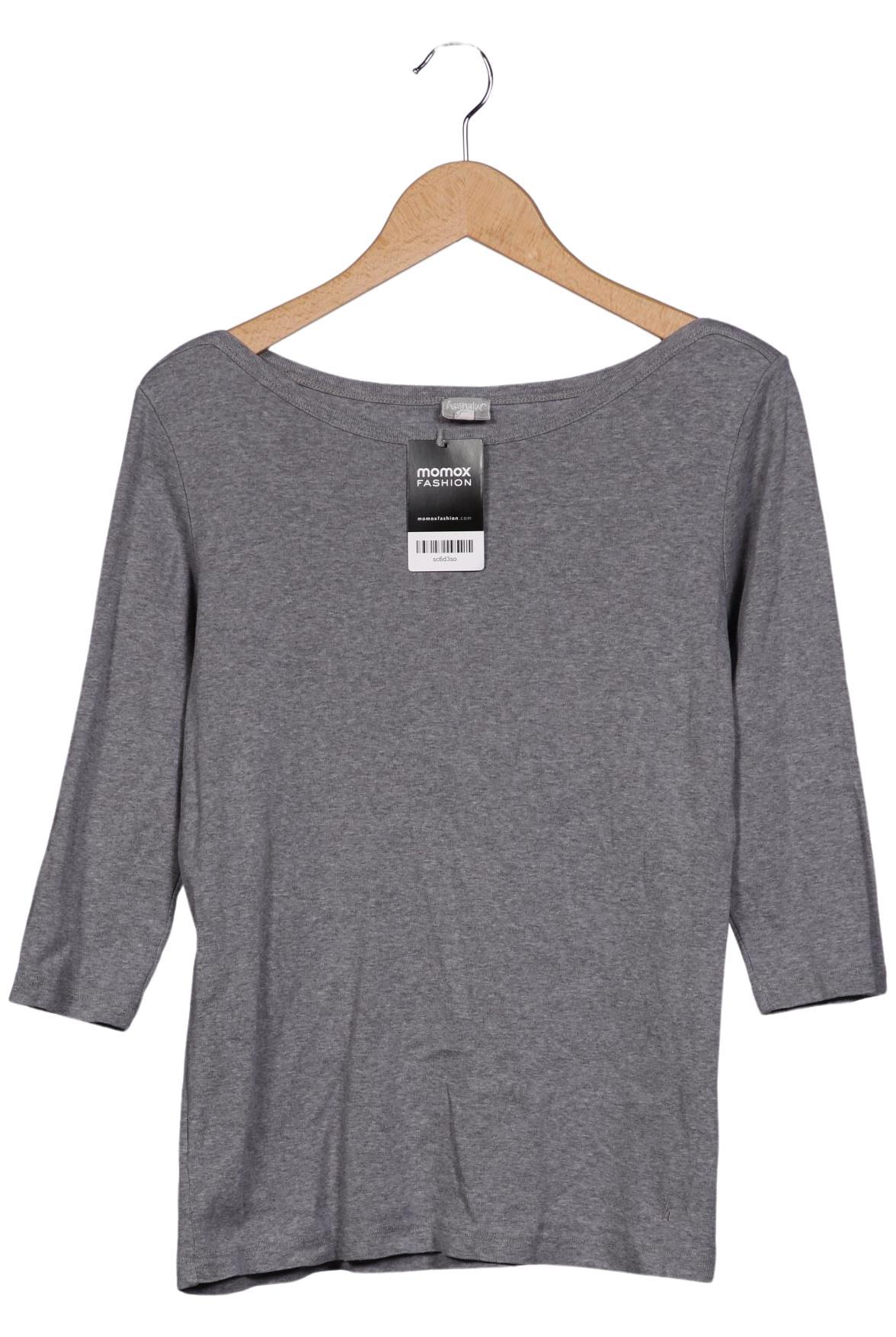 

hessnatur Damen Langarmshirt, grau, Gr. 40