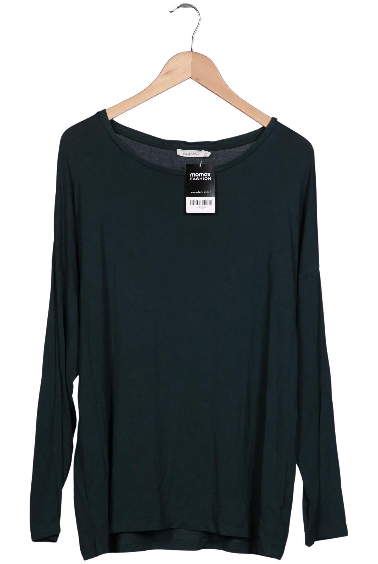 

hessnatur Damen Langarmshirt, türkis, Gr. 46