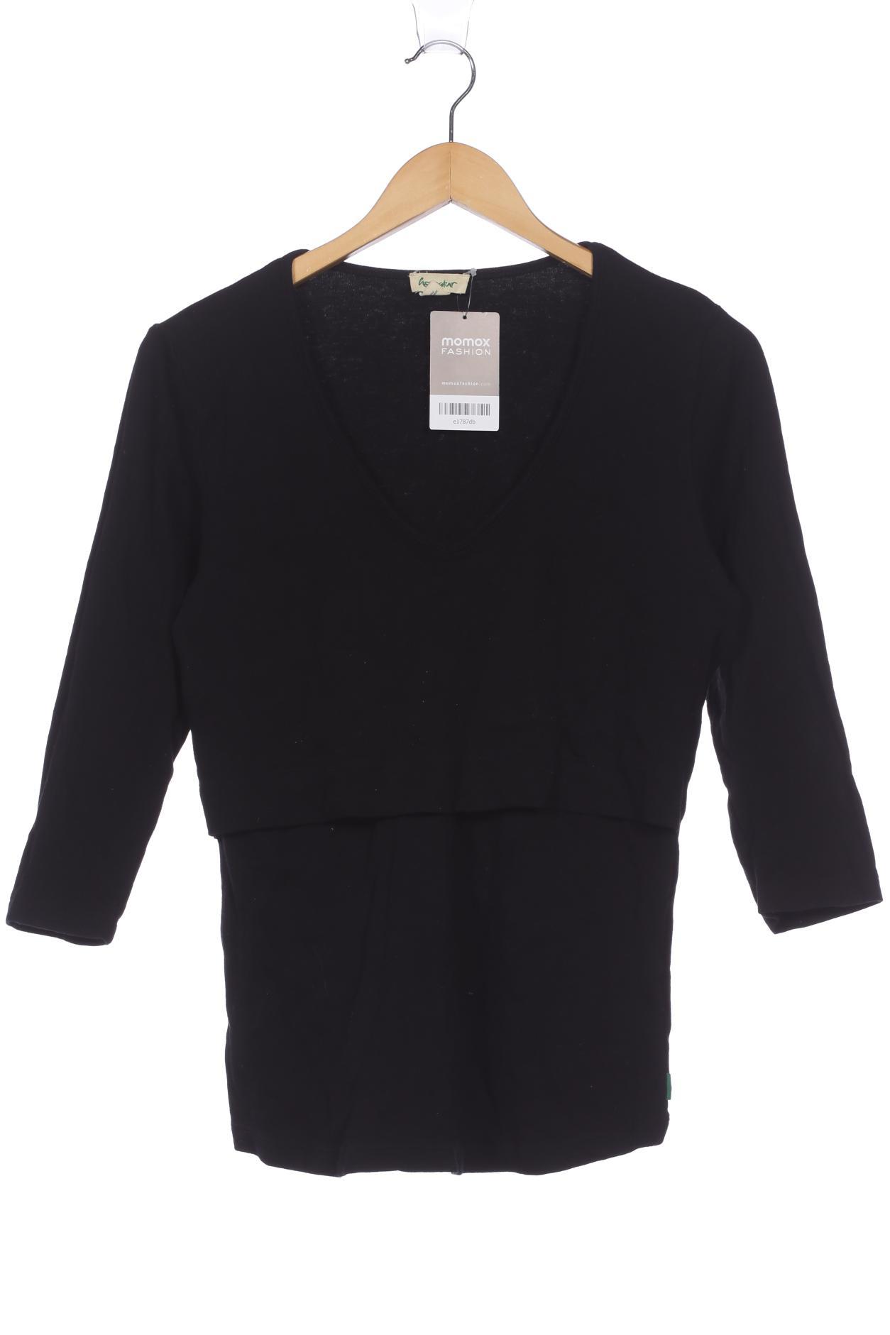 

hessnatur Damen Langarmshirt, schwarz, Gr. 36