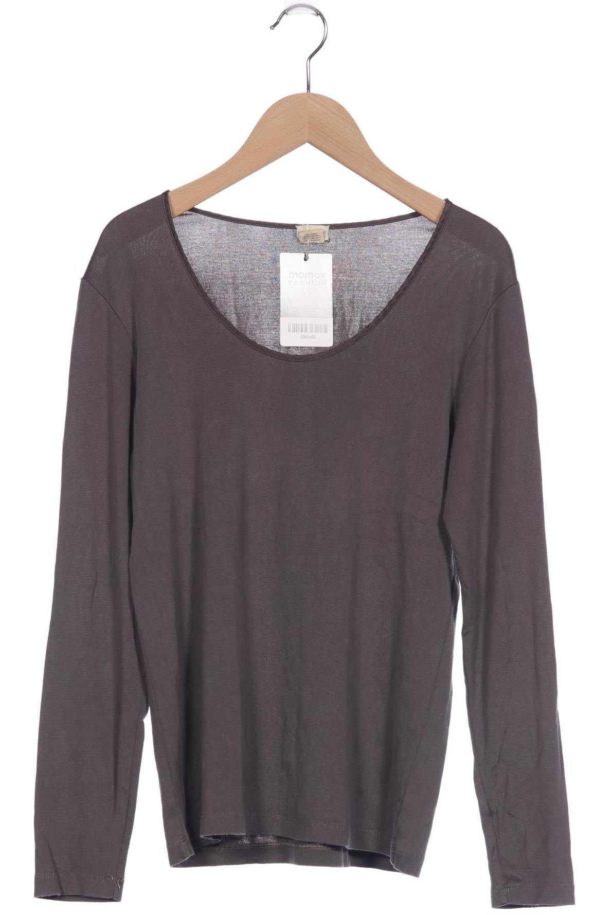 

hessnatur Damen Langarmshirt, grau, Gr. 40