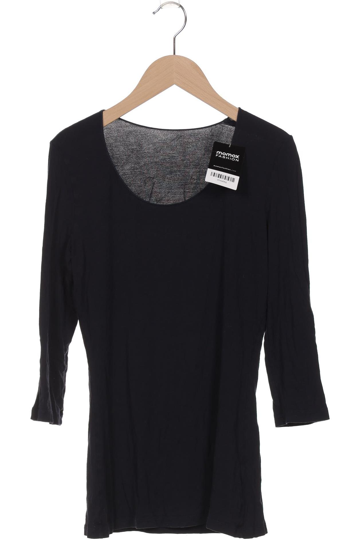

hessnatur Damen Langarmshirt, marineblau, Gr. 36