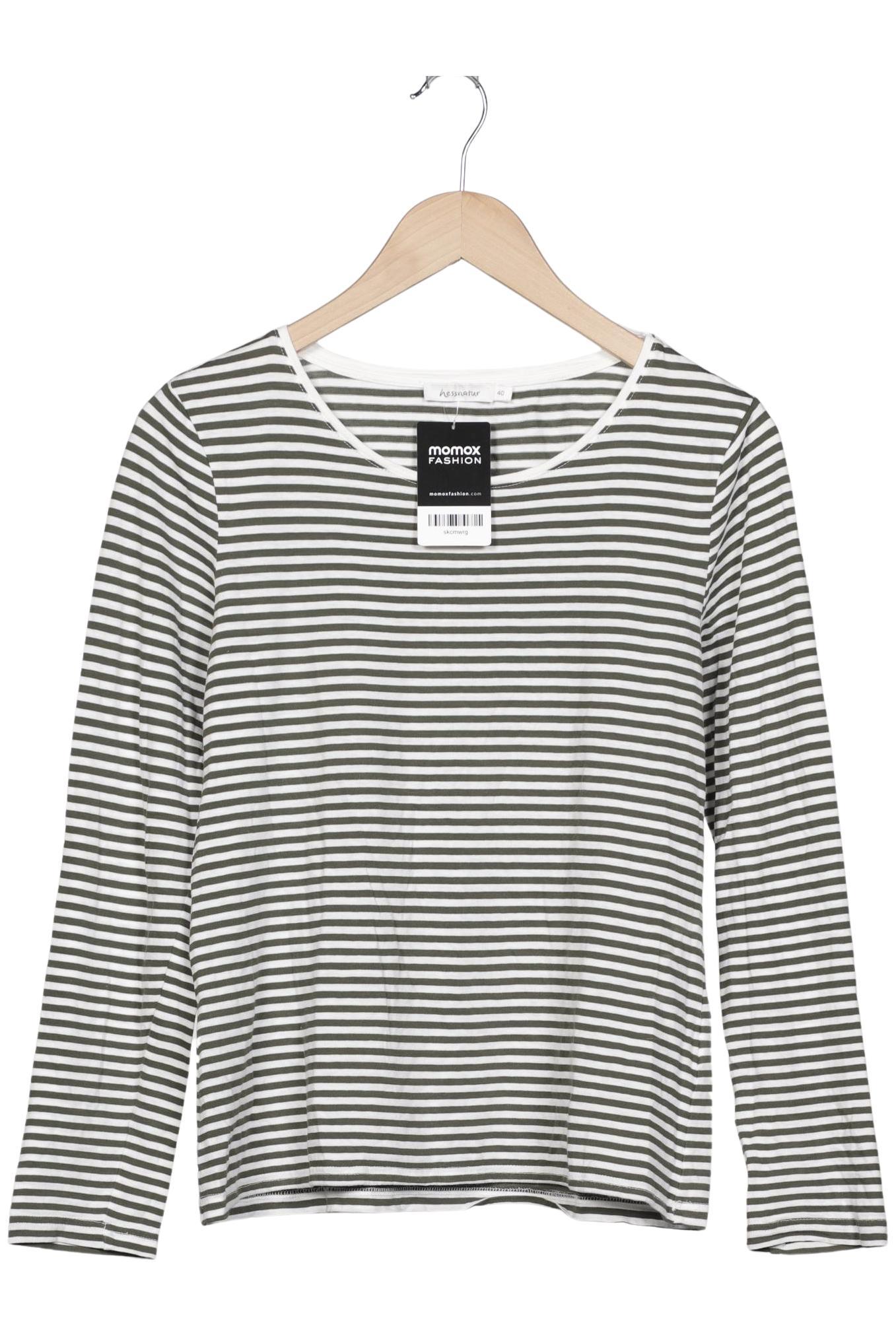 

hessnatur Damen Langarmshirt, mehrfarbig, Gr. 40