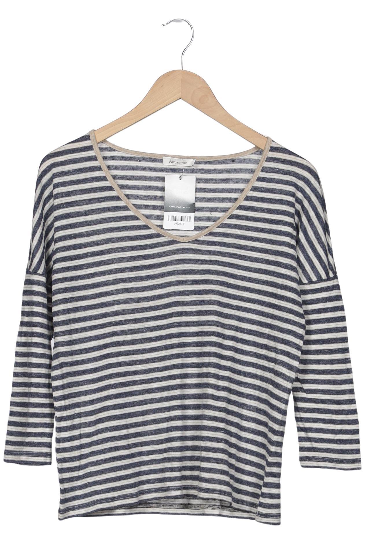 

hessnatur Damen Langarmshirt, marineblau, Gr. 38