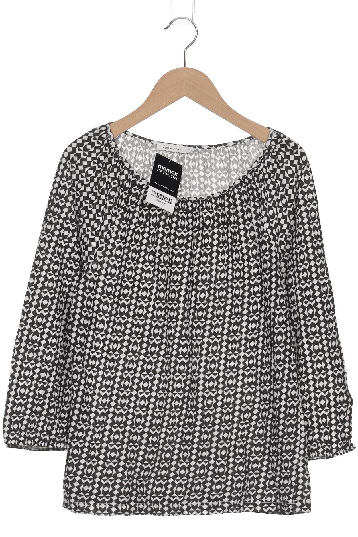 

hessnatur Damen Langarmshirt, schwarz, Gr. 40